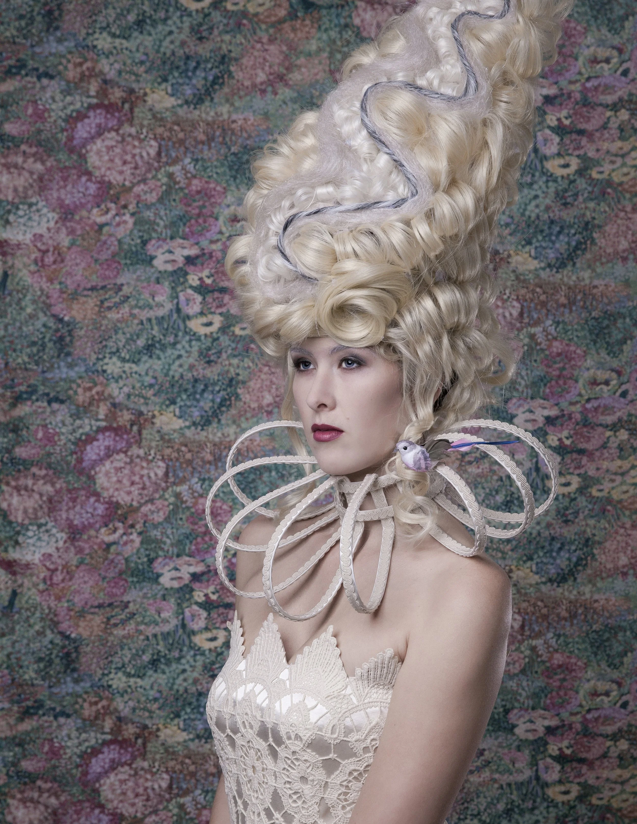  Photographer/Retoucher: Austin Robertson  Female Model: Sienna Hayes  Makeup Artist/Hair Stylist: Heather Werner @Zenobia  Accessory Designer/Wardrobe Stylist/Fashion Designer: Designer Kata Mari  Wardrobe + Accessory Designer: Kata Mari 