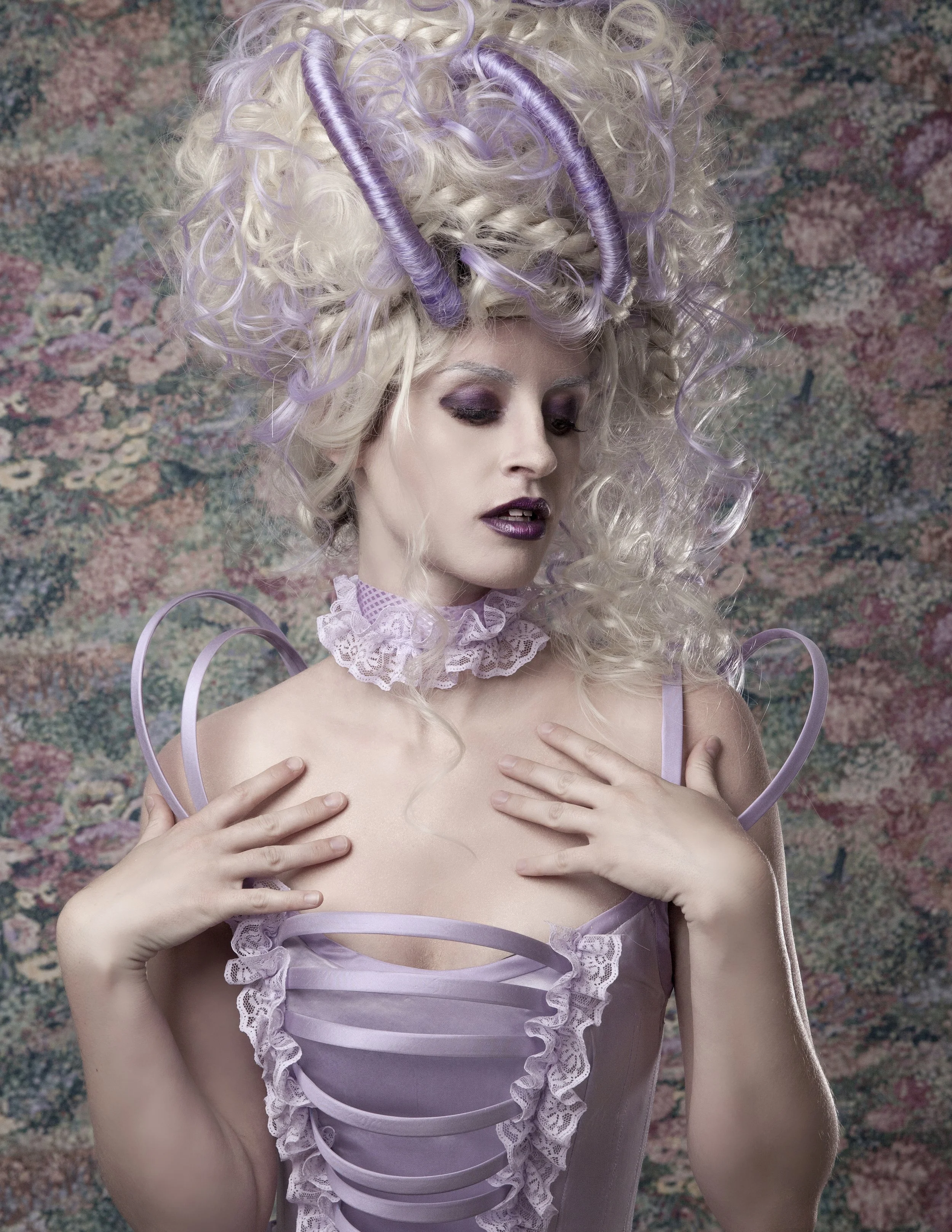  Photographer/Retoucher: Austin Robertson  Female Model: Amanda Strachan @Look Model Agency  Female Model: Jennifer Jones  Makeup Artist/Hair Stylist: Heather Werner @Zenobia  Accessory Designer/Wardrobe Stylist/Fashion Designer: Designer Kata Mari  