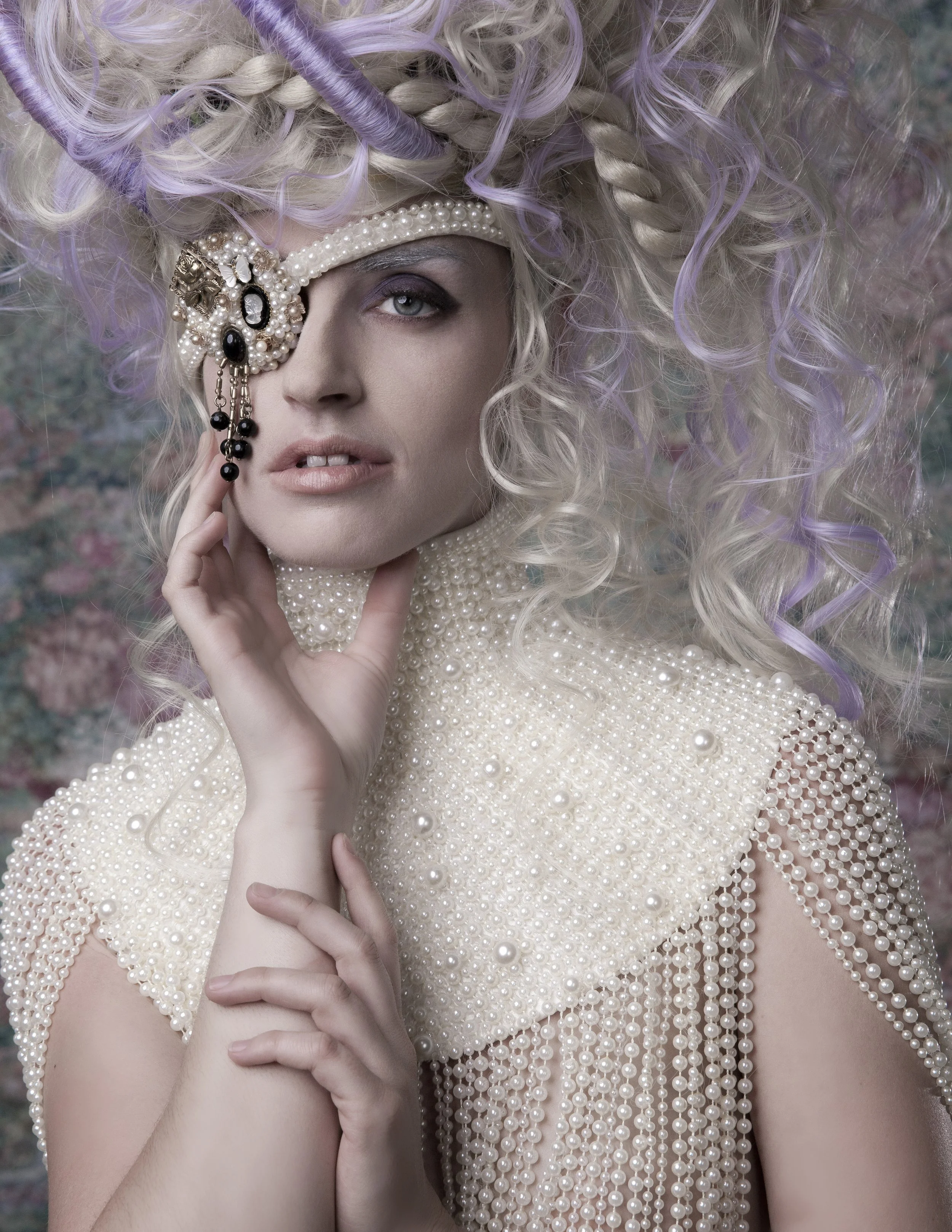  Photographer/Retoucher: Austin Robertson  Female Model: Jennifer Jones  Makeup Artist/Hair Stylist: Heather Werner @Zenobia  Accessory Designer/Wardrobe Stylist/Fashion Designer: Designer Kata Mari  Wardrobe + Accessory Designer: Kata Mari‍  ‍ 