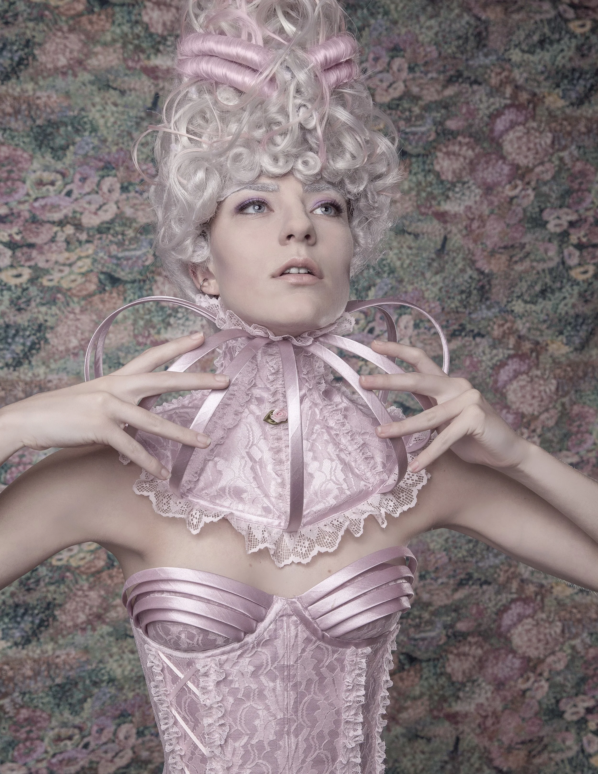  Photographer/Retoucher: Austin Robertson  Female Model: Amanda Strachan @Look Model Agency  Makeup Artist/Hair Stylist: Heather Werner @Zenobia  Accessory Designer/Wardrobe Stylist/Fashion Designer: Designer Kata Mari  Wardrobe + Accessory Designer: