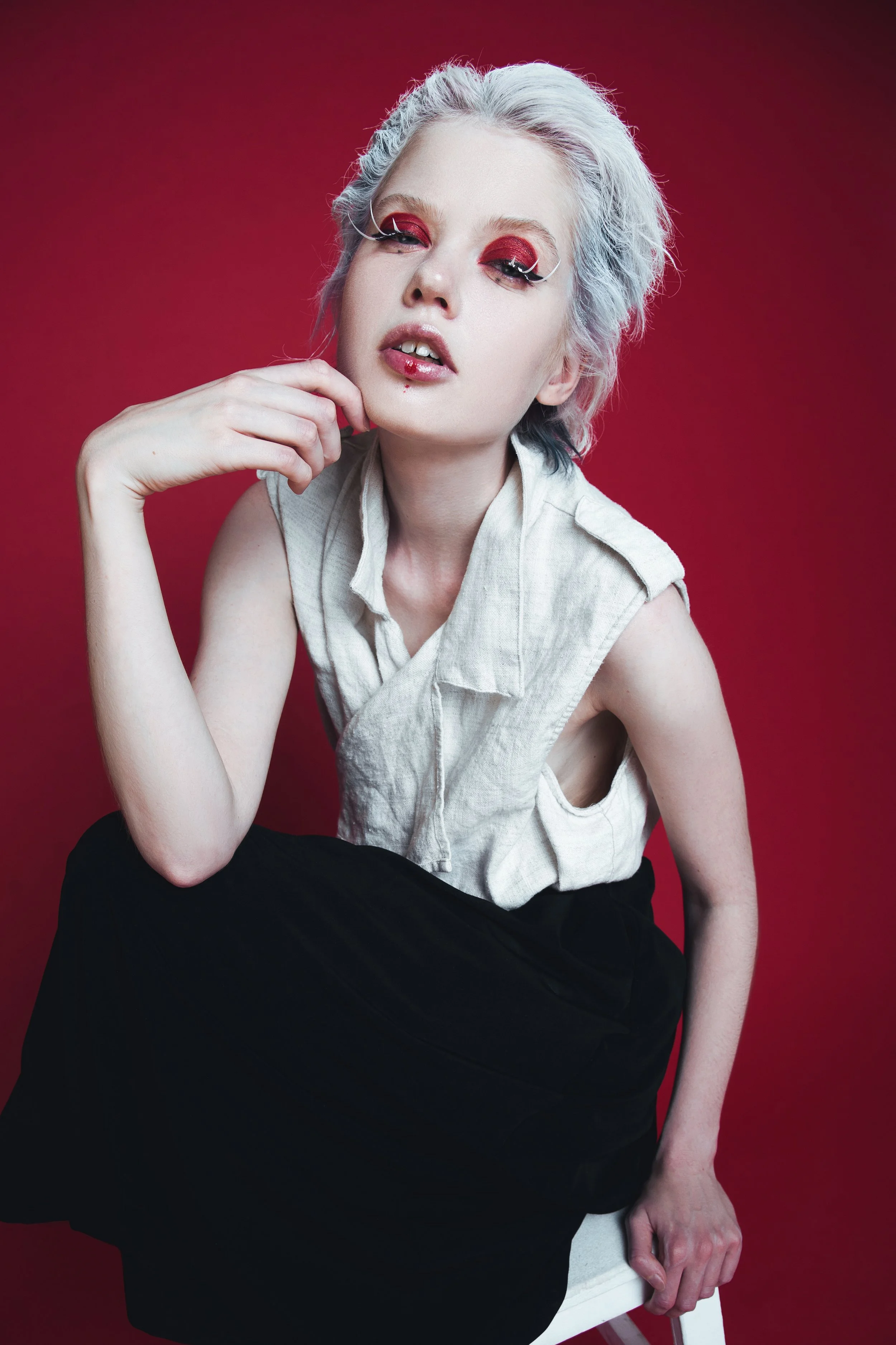  Creative Director/Retoucher/Photographer/Photo Editor: Alena Fadeeva  Assistant: Alex Lipchuk  Creative Director/Makeup Artist/Hair Stylist: Svetlana Dudinova  Female Model: Daria Petukhova 