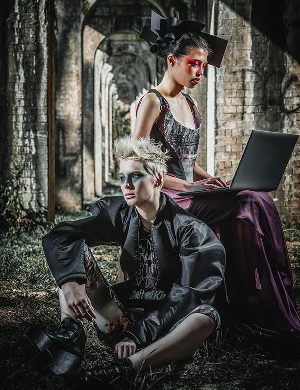  Photographer: Icie Eici  Model: Ashlyn Mckean  Model: Myloh  Makeup Artist: Pamela Lucarini  Makeup Artist: Ghada Nouh  Wardrobe Stylist: Tamie Anthas  Fashion Designer: Digitalkitti  Assistant: Jean Xu 