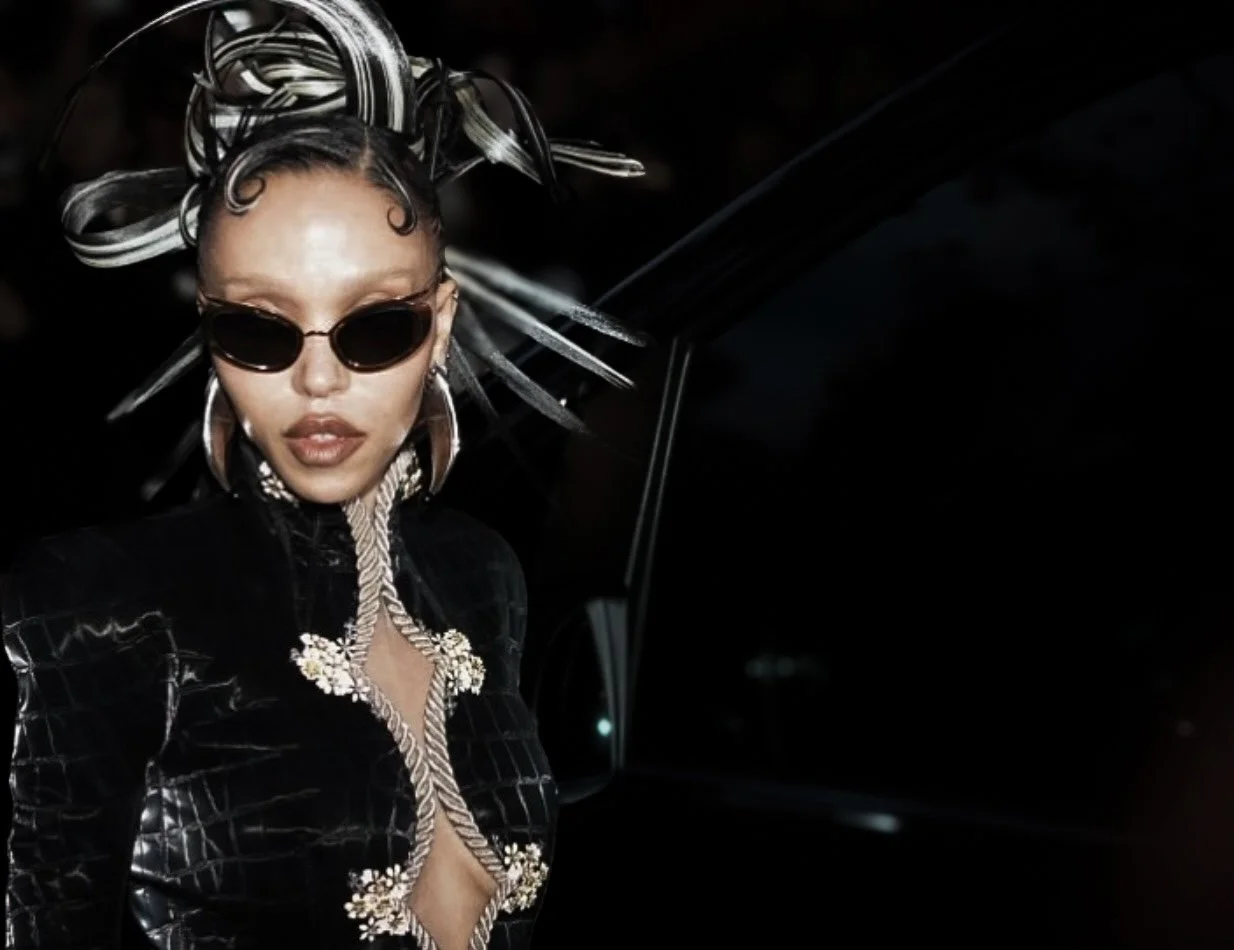  Photographer: Vetha Yokmac  Model: FKA Twigs  Wardrobe: Schiaparelli 