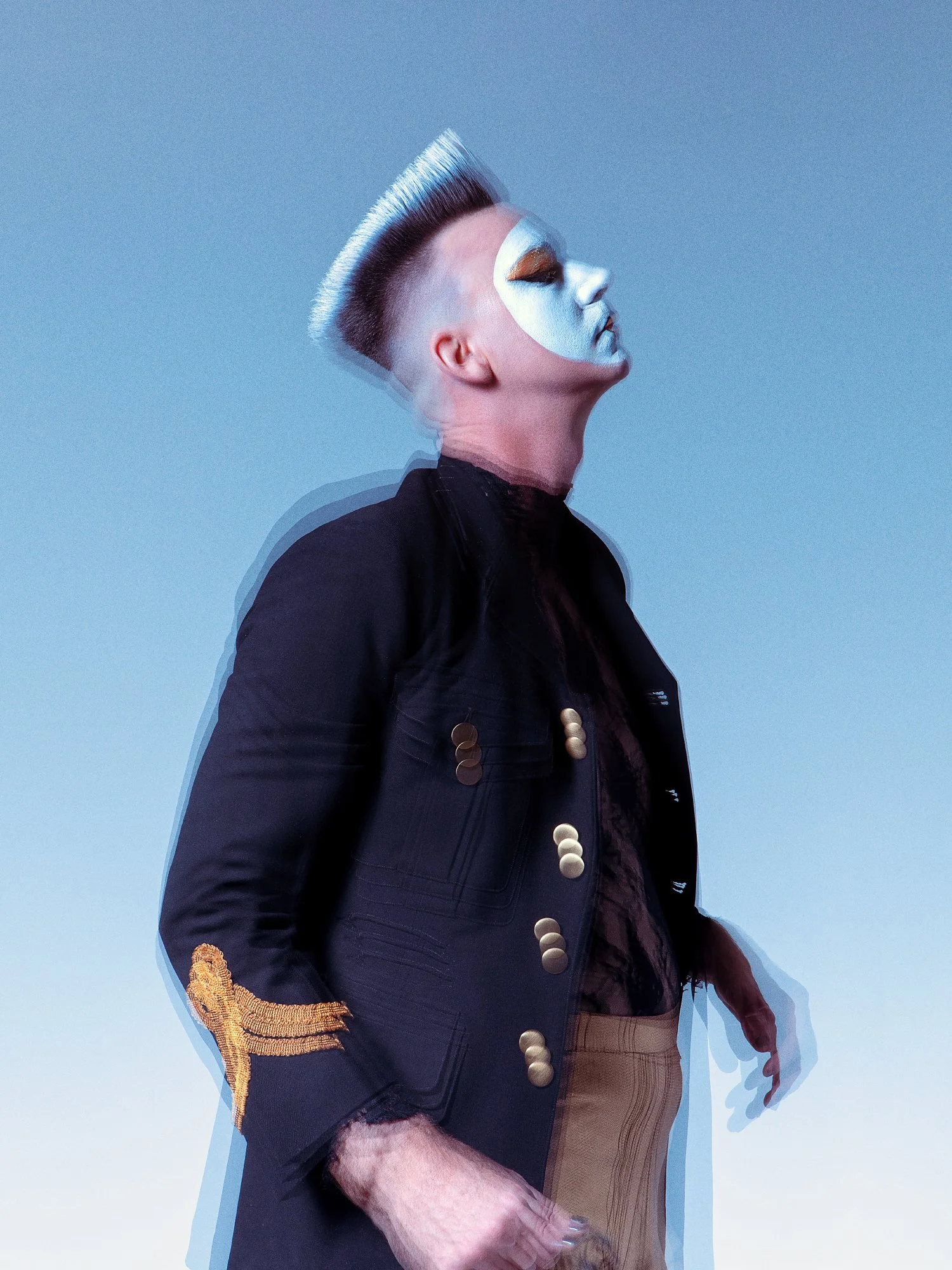  Photographer: Kishka Jensen  Makeup Artist: Sophie McDermott  Model: Costume / Adam Ouston  Hair Stylist: Wayne Chappell  Wardrobe Designer: Michelle Boyde 