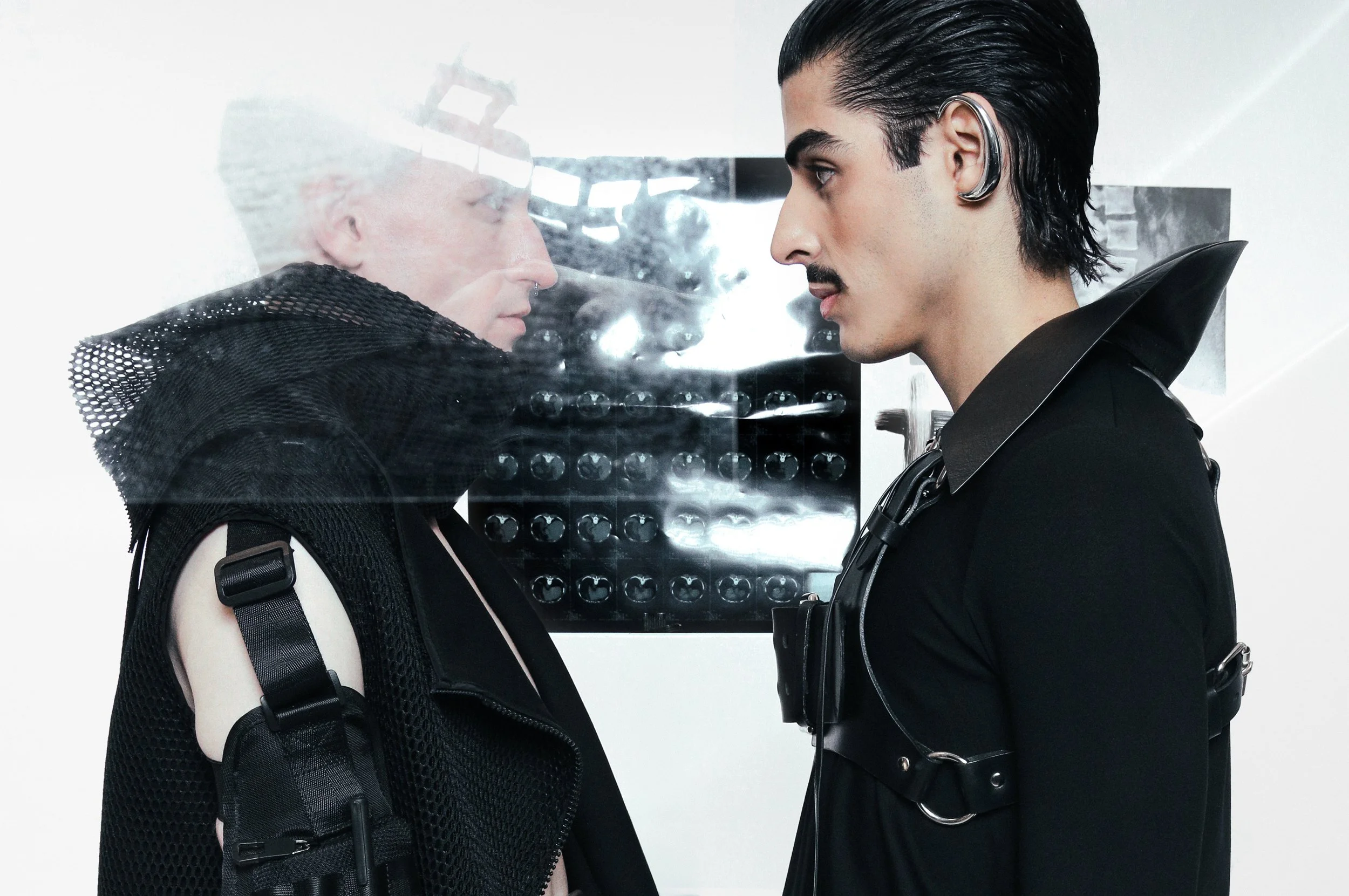  Photographer: Jure Perisic  Model: Matheus M.  Model: Adam N.  Hair Stylist: Shotaro Terashima  Makeup Artist: Flavio Costa  Photo Assistant: Alex Del Chill  Creative Director: Silvio Ivkic  Art Director: Silvio Ivkic    Wardrobe: I.G.O.R. by Igor D