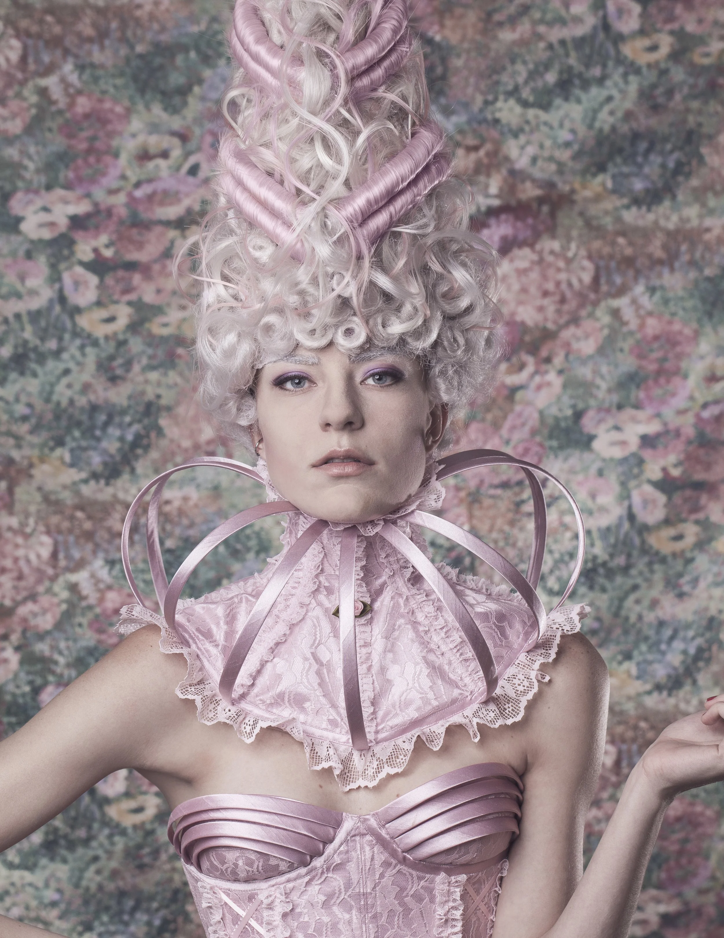  Photographer: Austin Robertson  Retoucher: Austin Robertson  Model: Amanda Strachan  Makeup Artist: Heather Werner  Hair Stylist: Heather Werner  Wardrobe + Accessory Designer: Kata Mari 