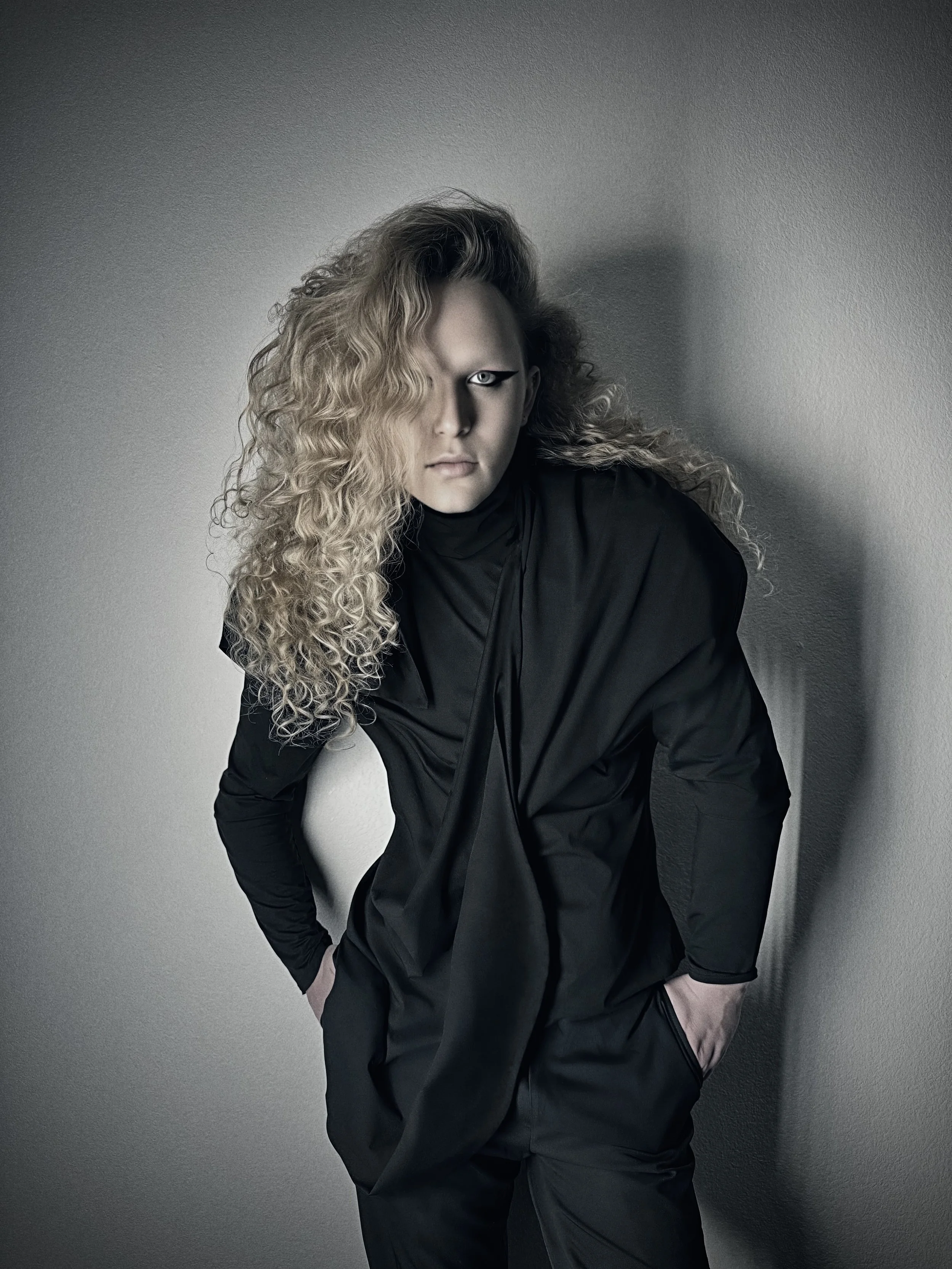   Shirt: Vintage Zoran     Trousers: Calvin Klein  