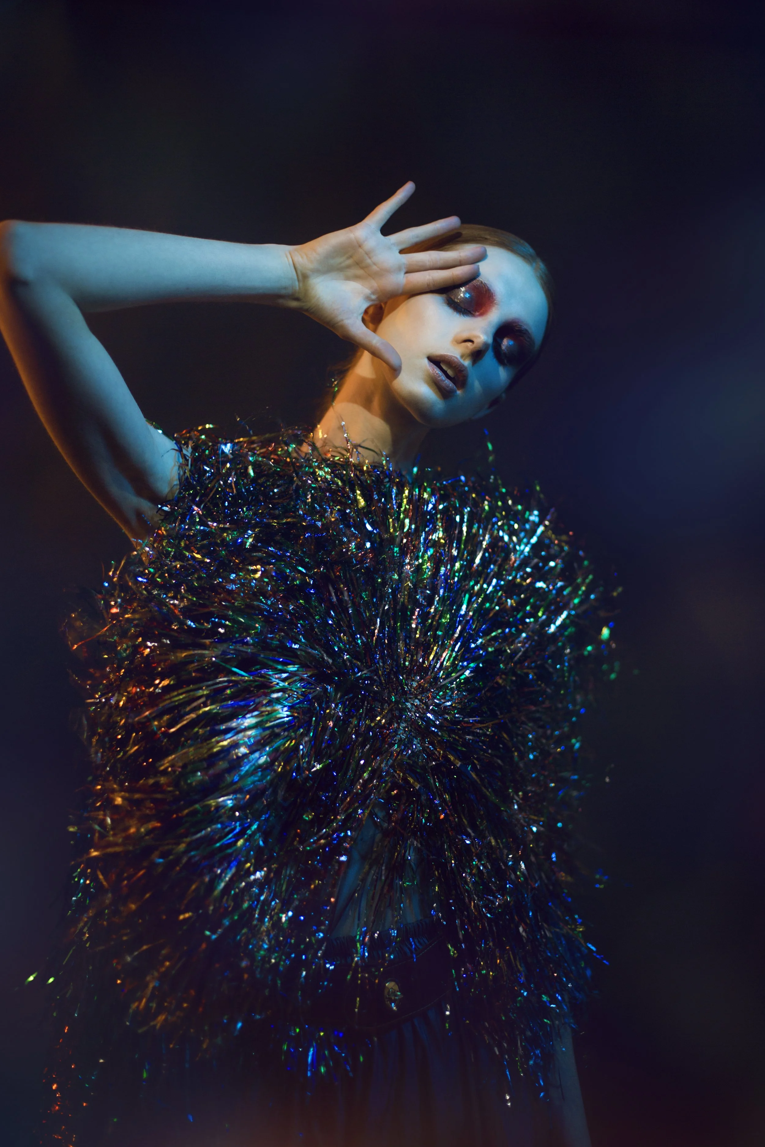  Photographer: Alejandro Salinas Model: Cat Carney @Paragon Model Management Makeup Artist/Hair Stylist: Alex R Miranda Hair Stylist: Gustavo Rene Bortolotti Wardrobe Stylist: Diego Ibañez 