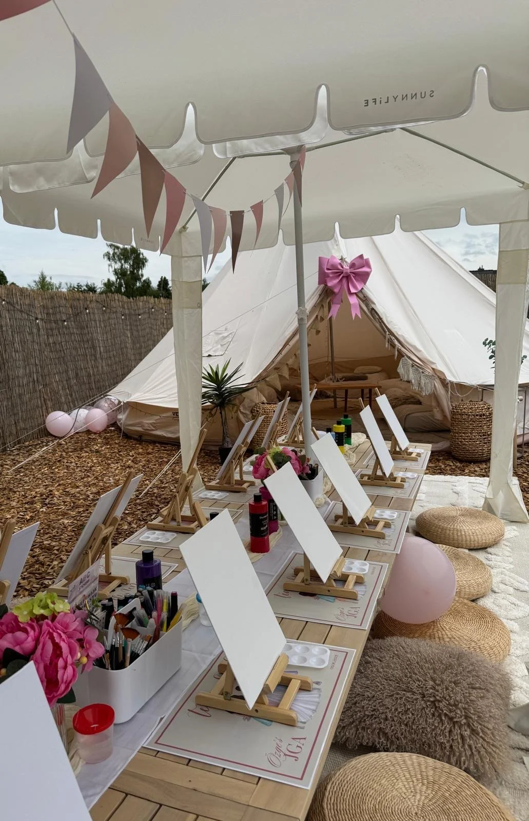 Malparty im Picknick Style