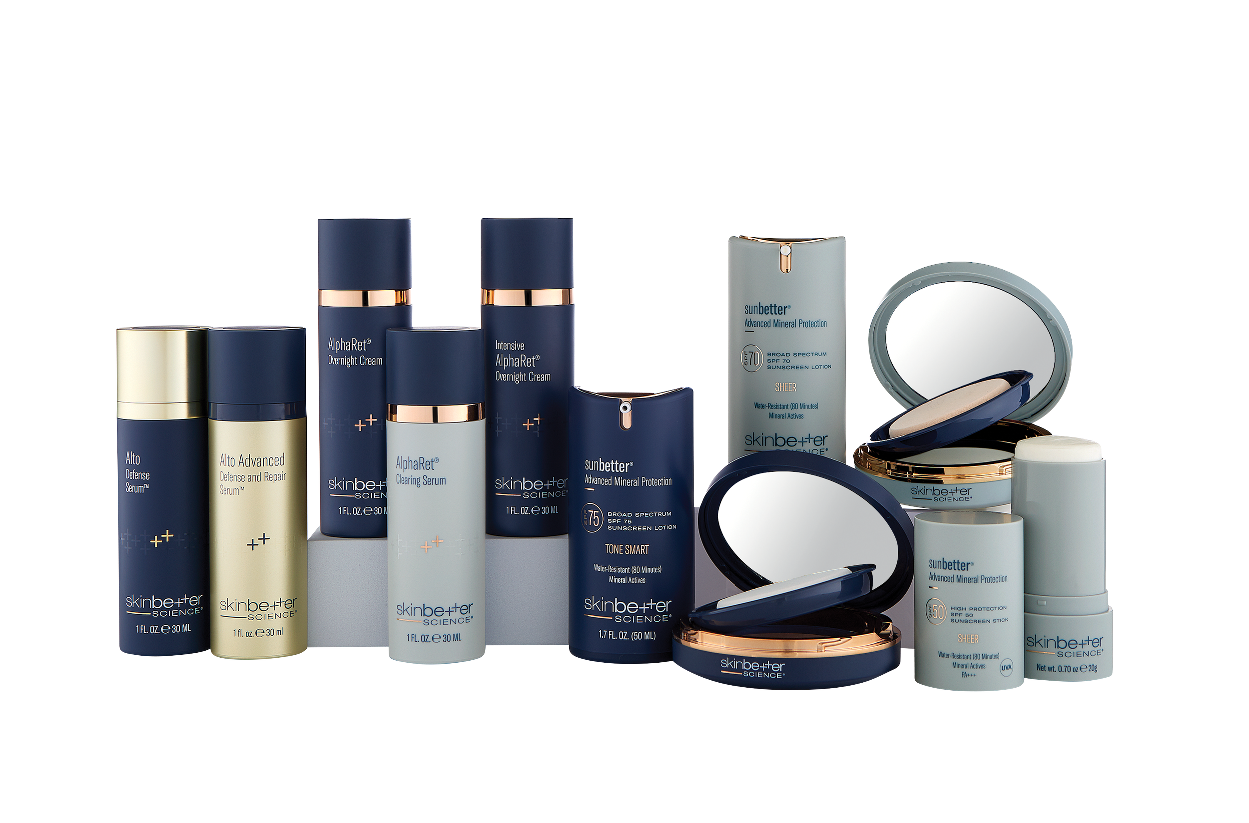 Skinbetter Science medical-grade skincare products at SkinLab Tallahassee.