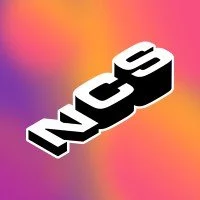 NCS logo with bold 3D text on a colorful gradient background