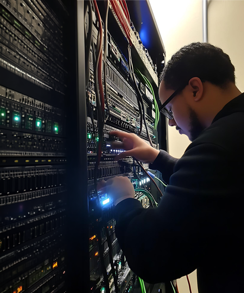 Field IT services contractor performing infrastructure troubleshooting in New York City enterprise environment
