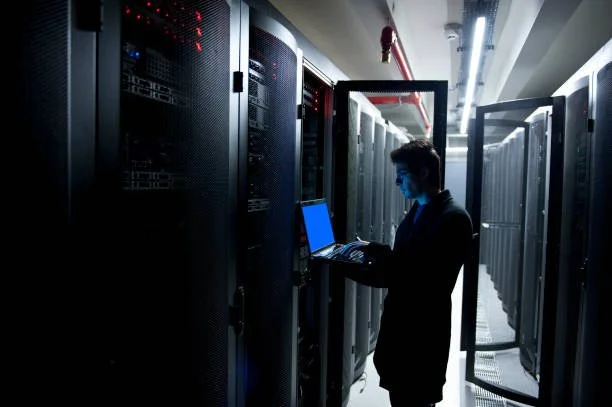 Core 1 IT Solutions field technician providing enterprise network upgrade support in Manhattan NY colocation environment