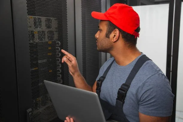 Data center migration services technician supporting rack and stack server deployment in Northern New Jersey