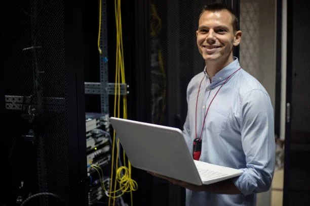 Core 1 IT Solutions field technician providing on-site IT support in Secaucus NJ data center