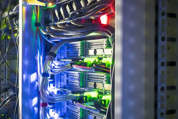 On-site IT infrastructure technician performing network troubleshooting and connectivity validation in Queens NY enterprise environment