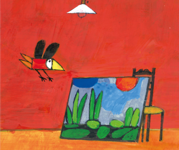 Il pittore e l’uccellino