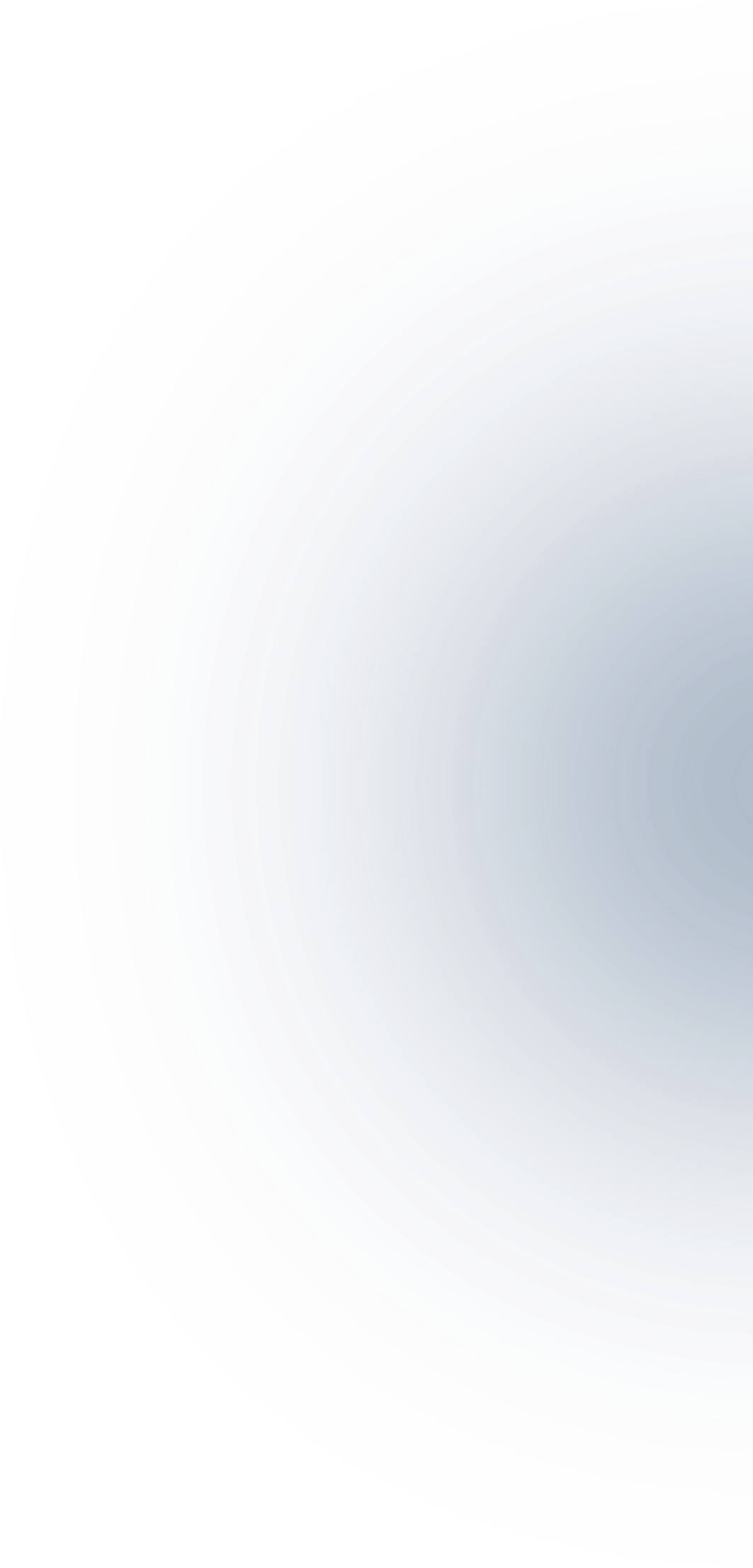 Close-up of a circular, multi-layered, blue concentric design on a black background.