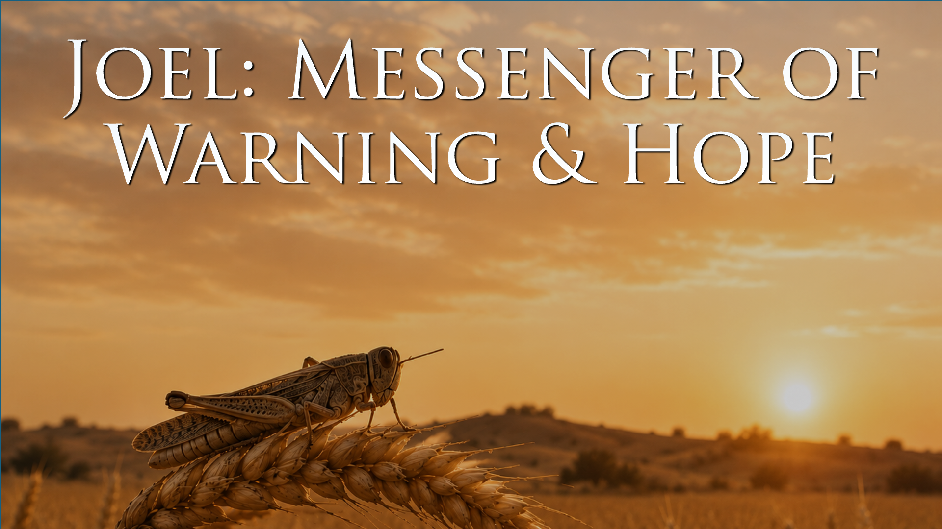 Joel 2:12-27 - Return to Me and I Will Restore -  Phil Bradbury