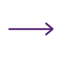 Black sign with purple arrow pointing to the right.