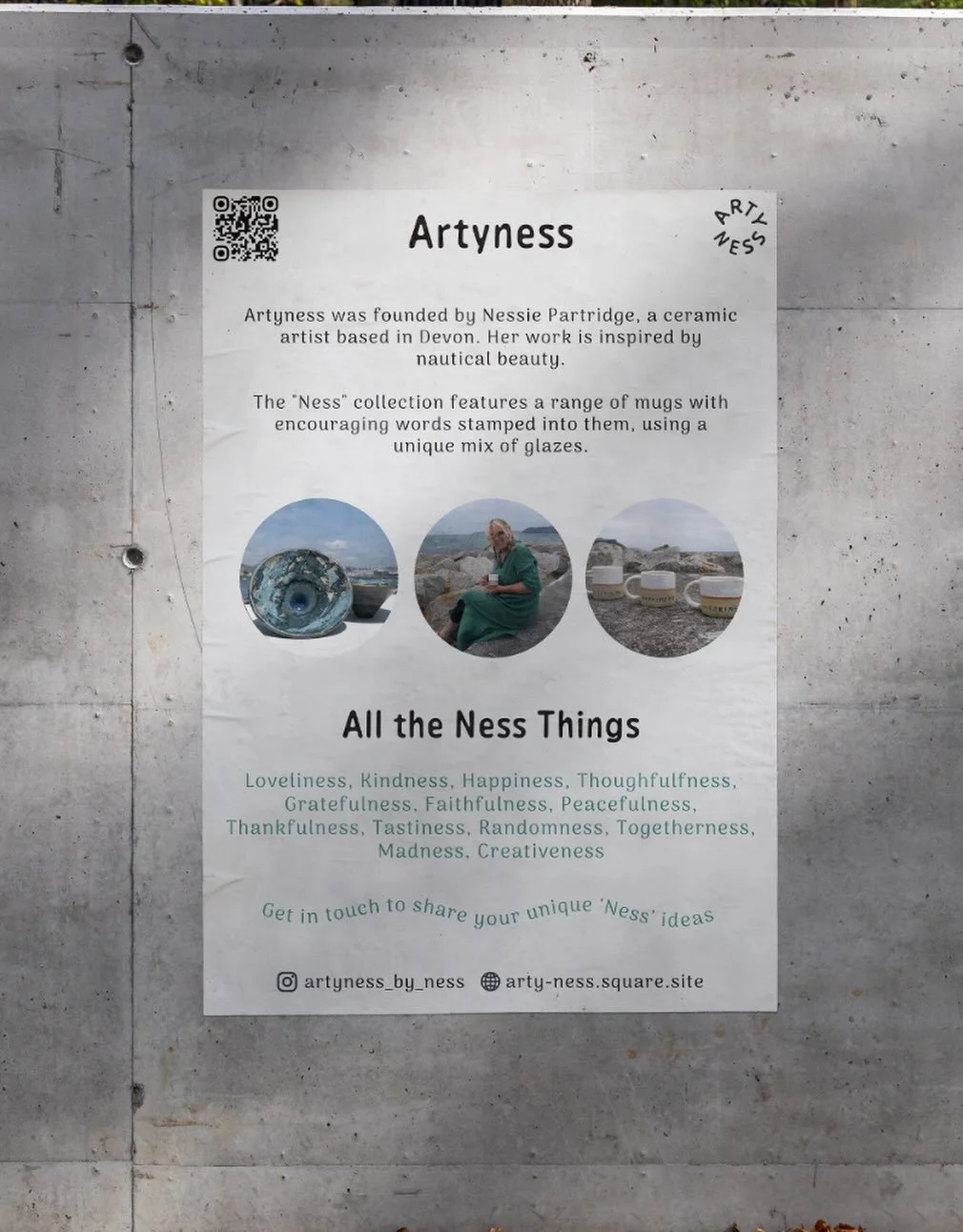 Artyness Branding 🌊

Here&rsquo;s some slides of the recent branding project i&rsquo;ve been working on for @artyness_by_ness 

More details on my website: lucy.works