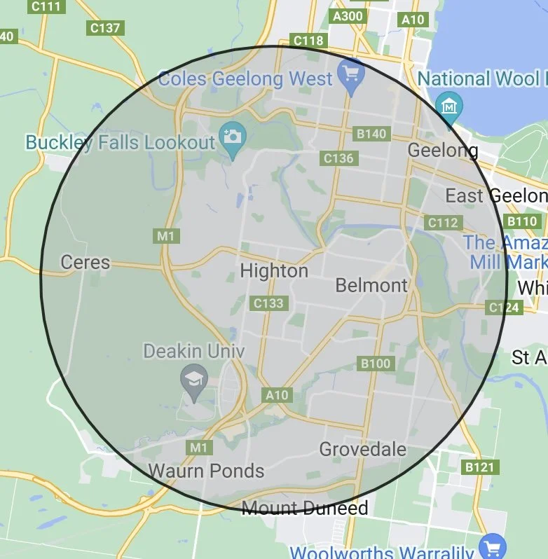 Cielo Massage service range for mobile massage