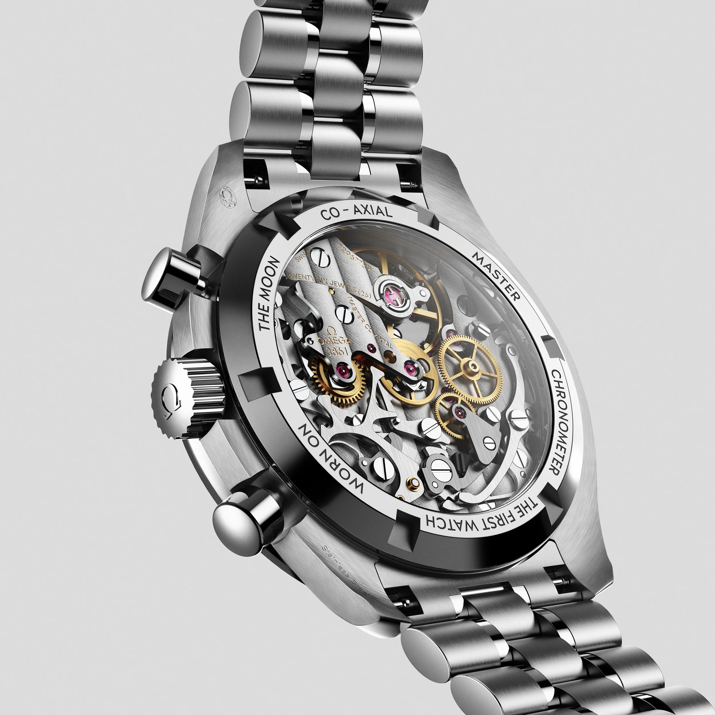 Omega Speedmaster movement view