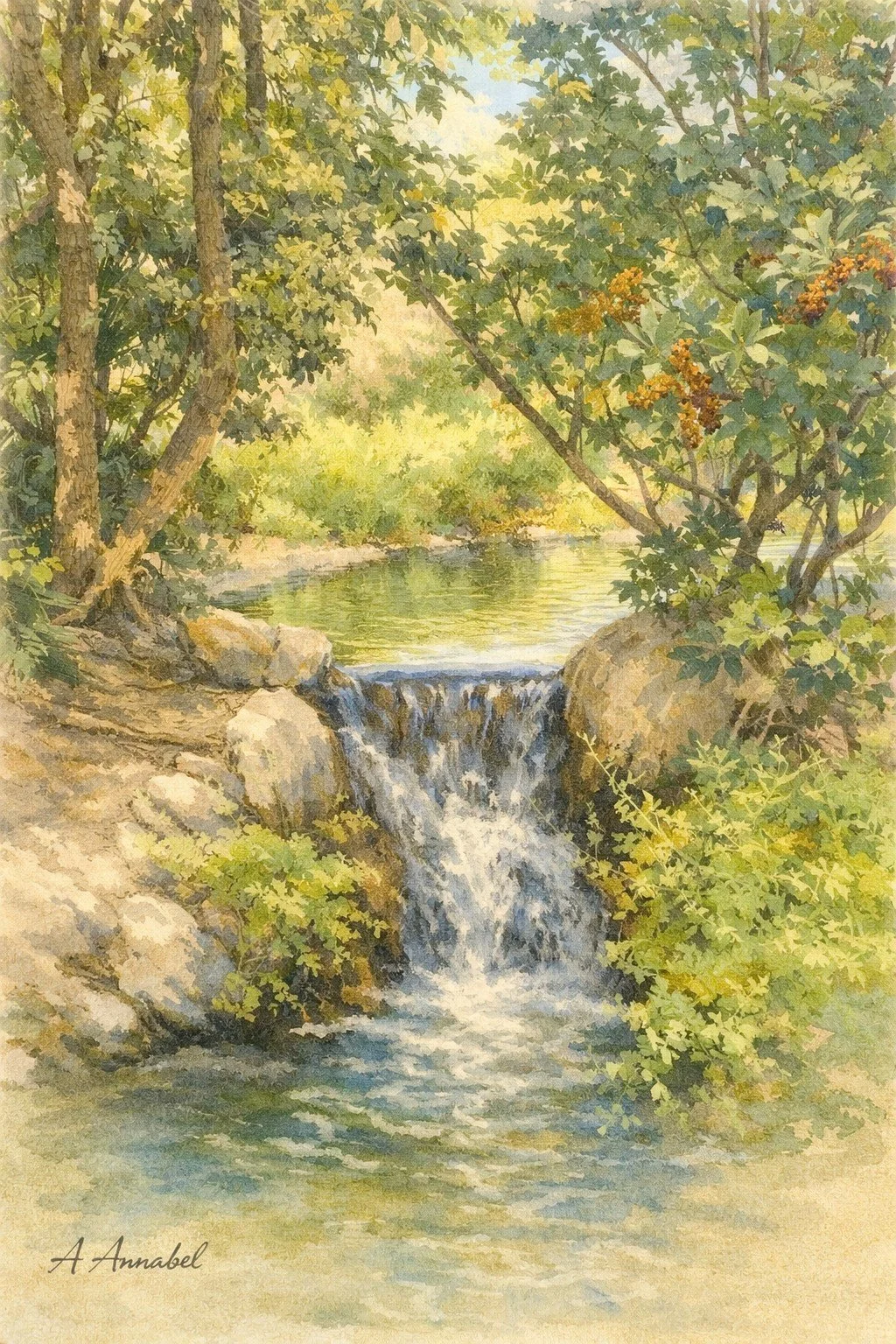 Calming country art | Greenspace wall art