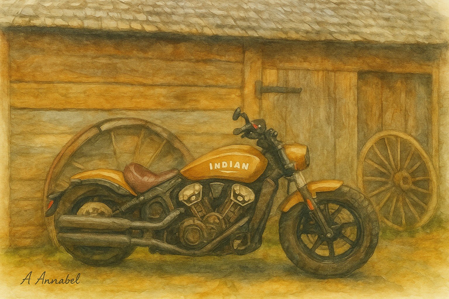 Indian Scout – Rustic Motorcycle