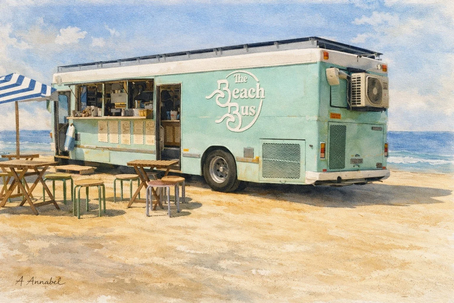 Beach bus brew watercolour.jpeg