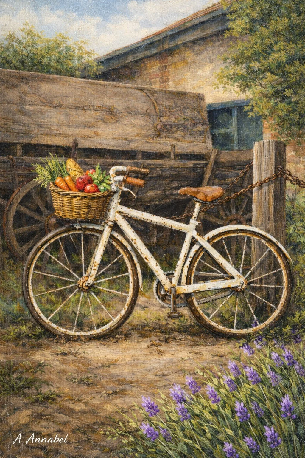 Lavender Lane – Rustic Bicycle