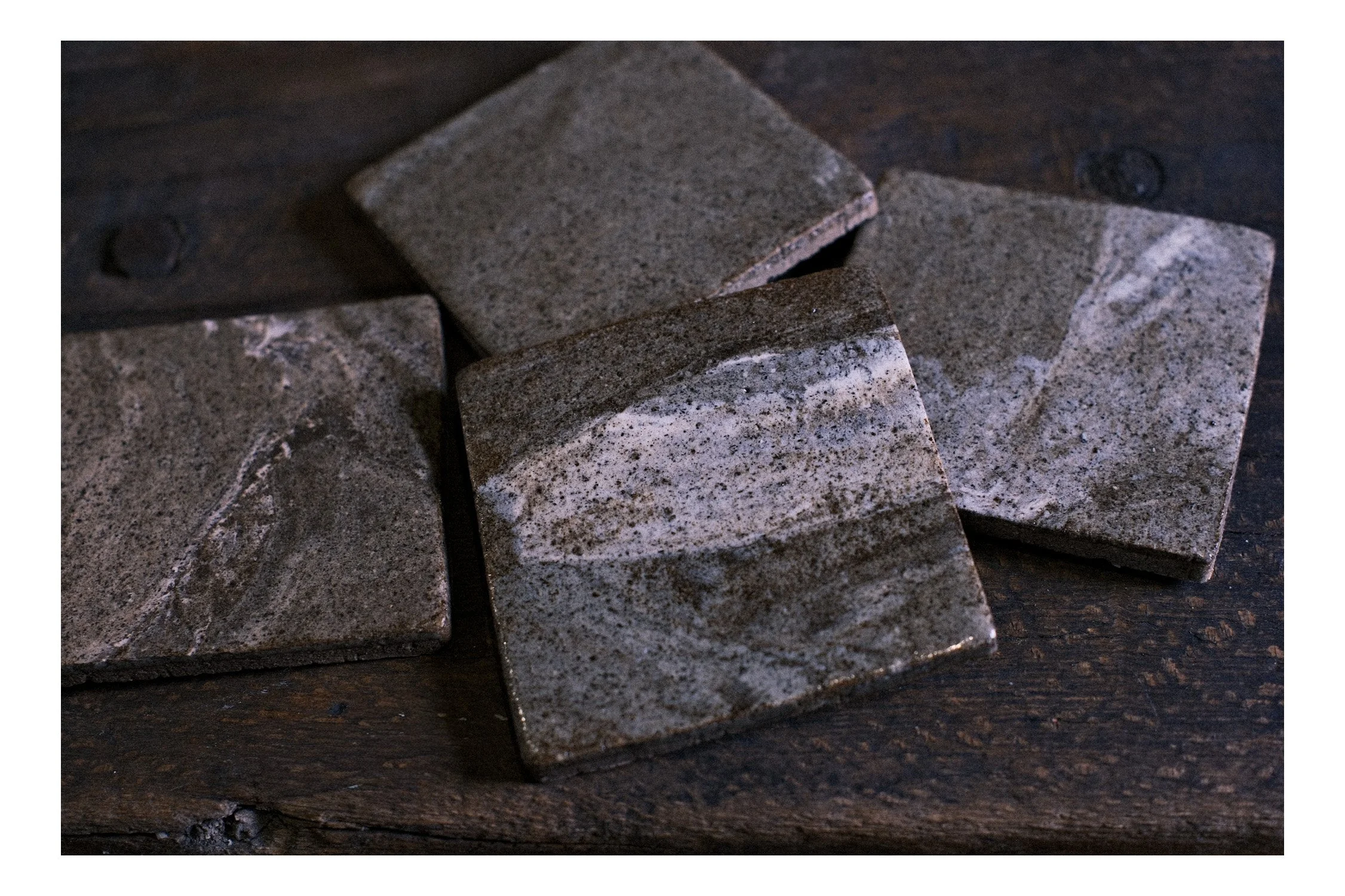 An image of a hand made ceramic tile.