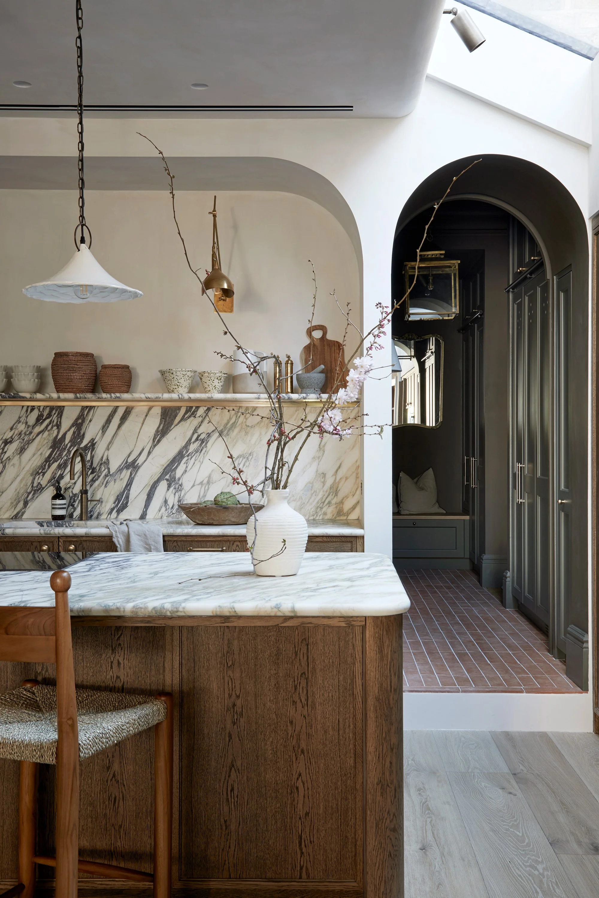 Detail of a bespoke kitchen by Greenstreet Furniture