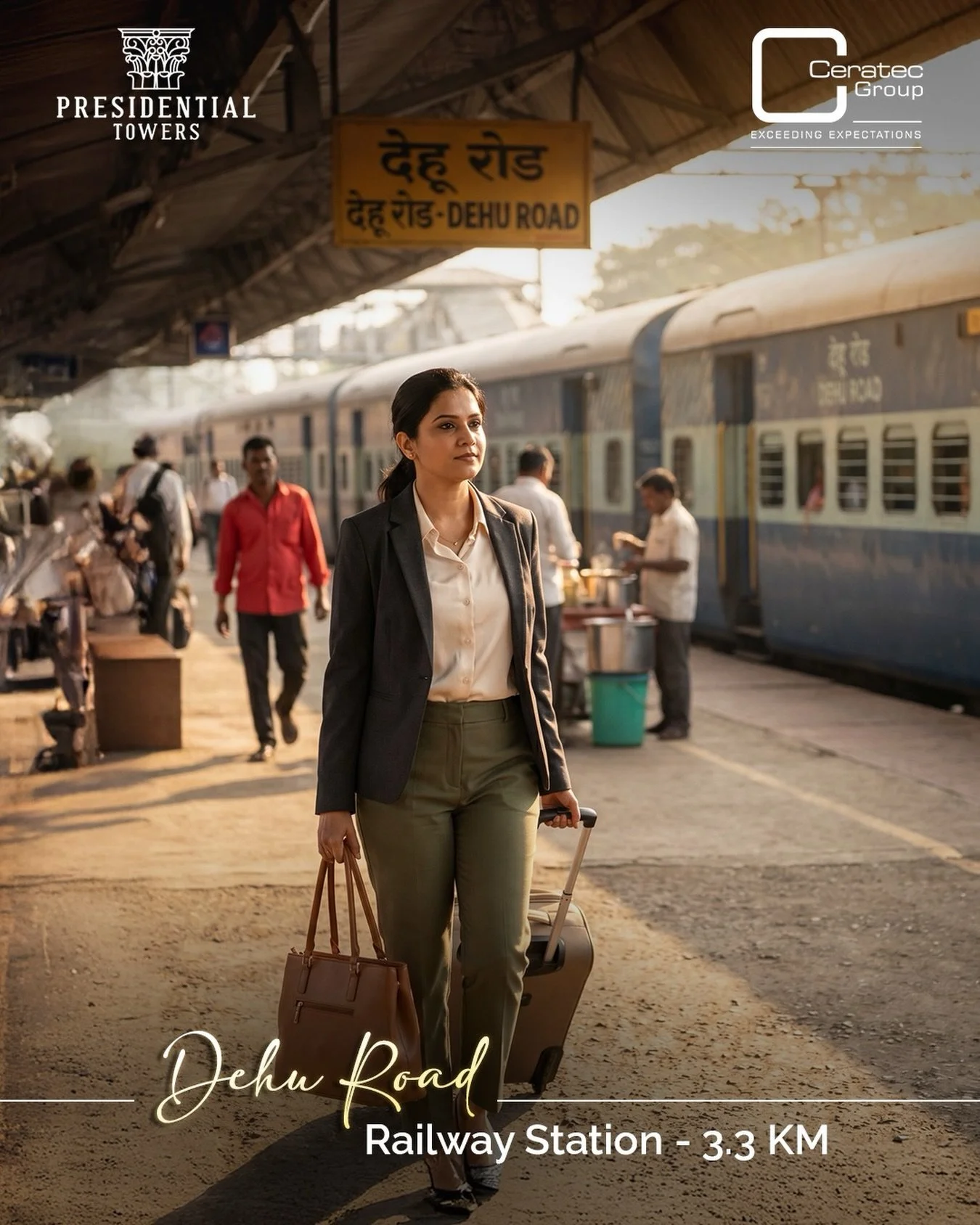 At Presidential Towers by Ceratec Group, every journey begins with ease. 🚆✨ Just minutes from Dehu Road Railway Station, experience connectivity that keeps you ahead.

#PresidentialTowers #CeratecGroup #SeamlessConnectivity #Pune #UrbanLiving