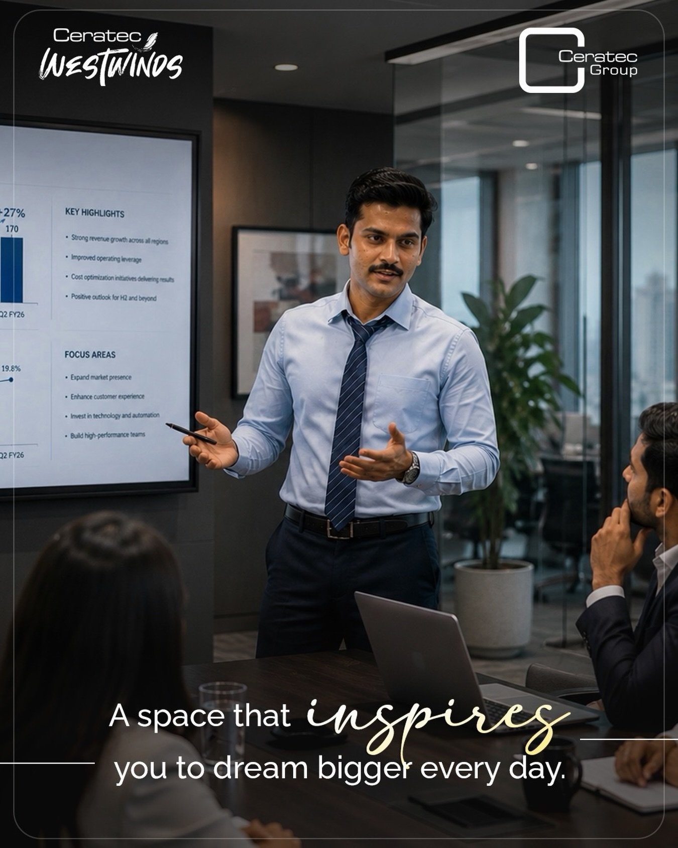 More than a home, it&rsquo;s a space that inspires you to become more, dream more, and grow beyond limits everyday- Ceratec Westwinds.

#CeratecWestWinds #ElevatedLiving #InspiredSpaces #DreamHigher #TopPuneRealEstate