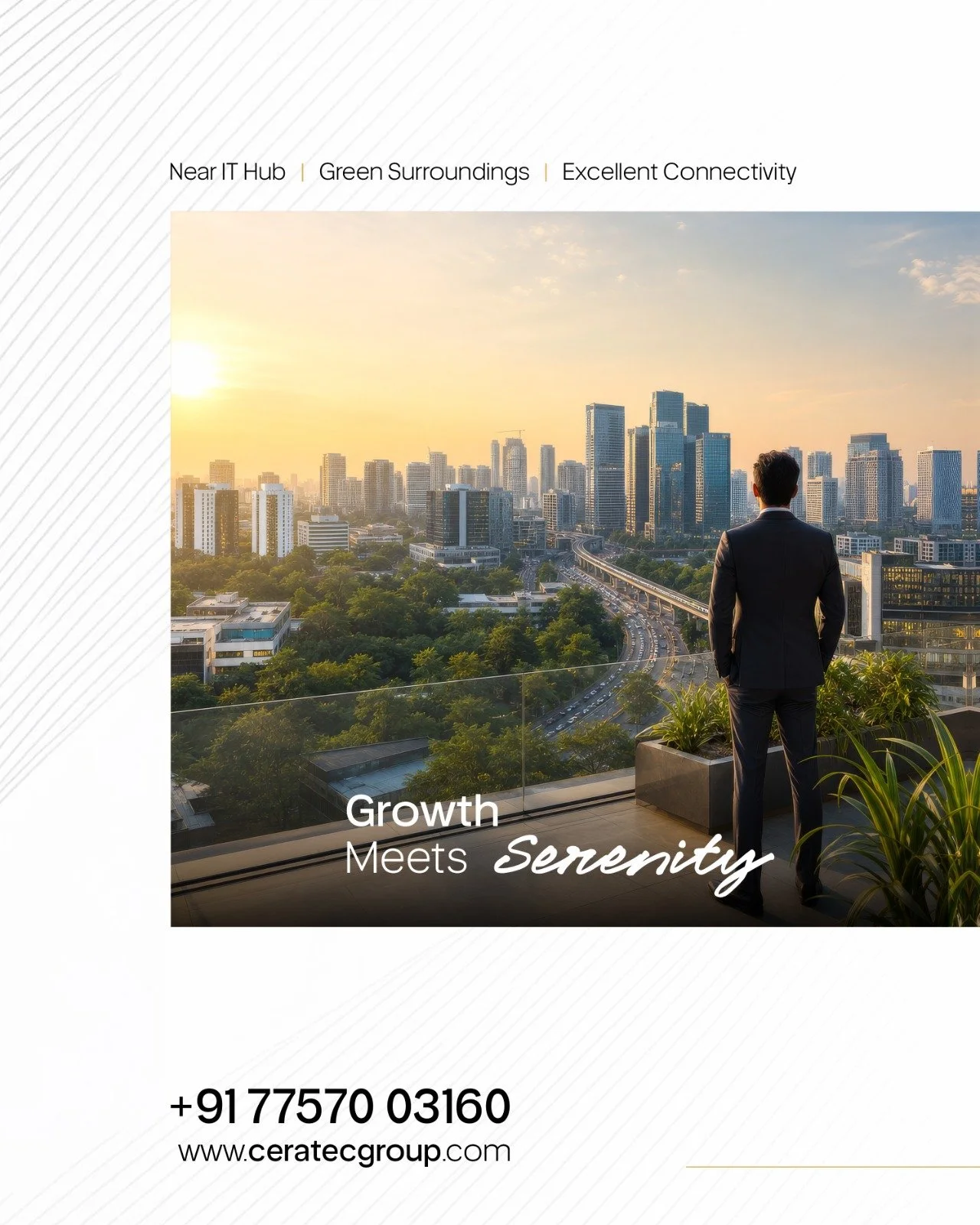 Connected To Growth. Surrounded By Serenity.
Seamless access to IT hubs while staying close to nature. 

#ConnectedLiving #GrowthMeetsSerenity #HinjawadiLiving #NatureConnected #PuneRealEstate
