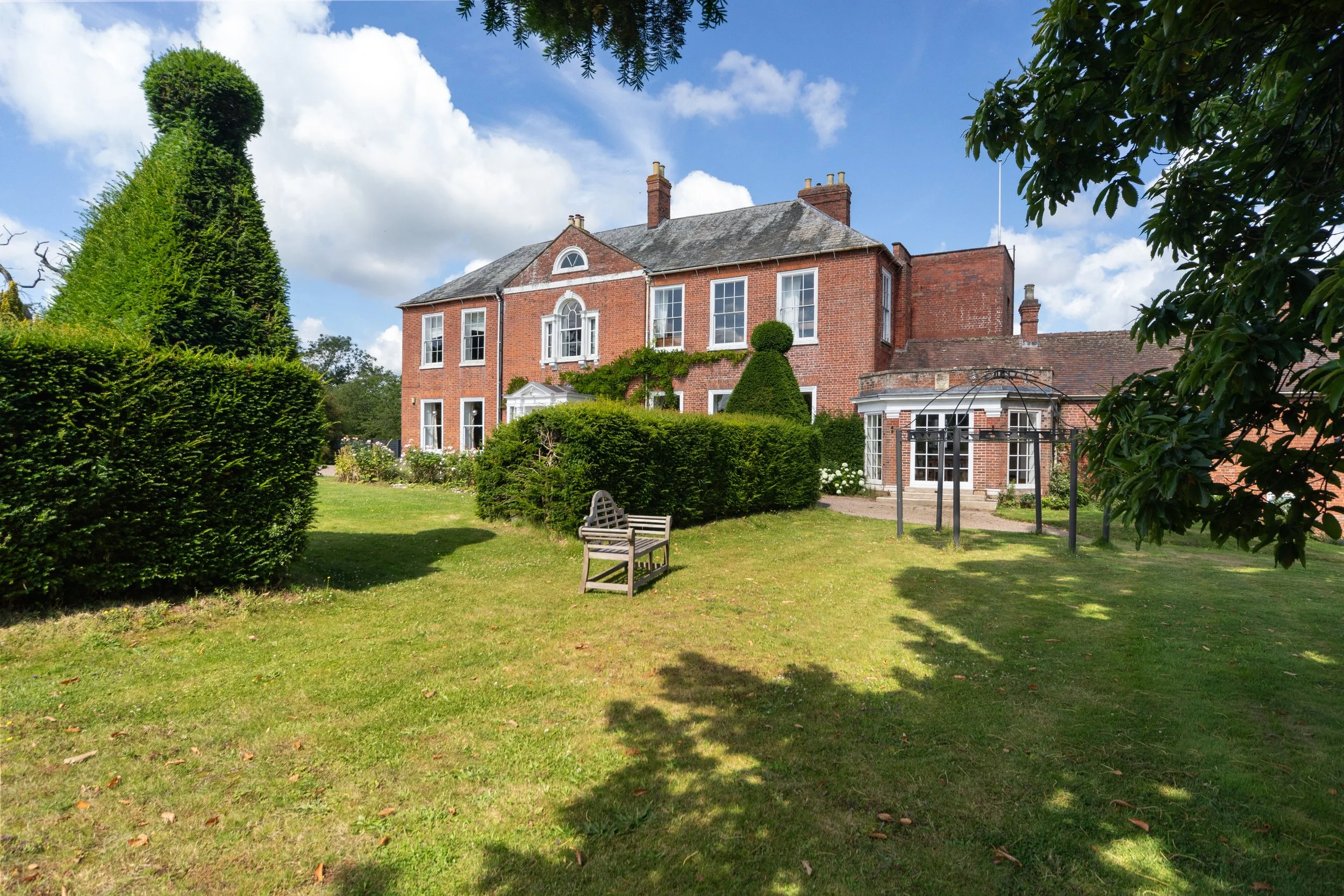 Outside the sun room