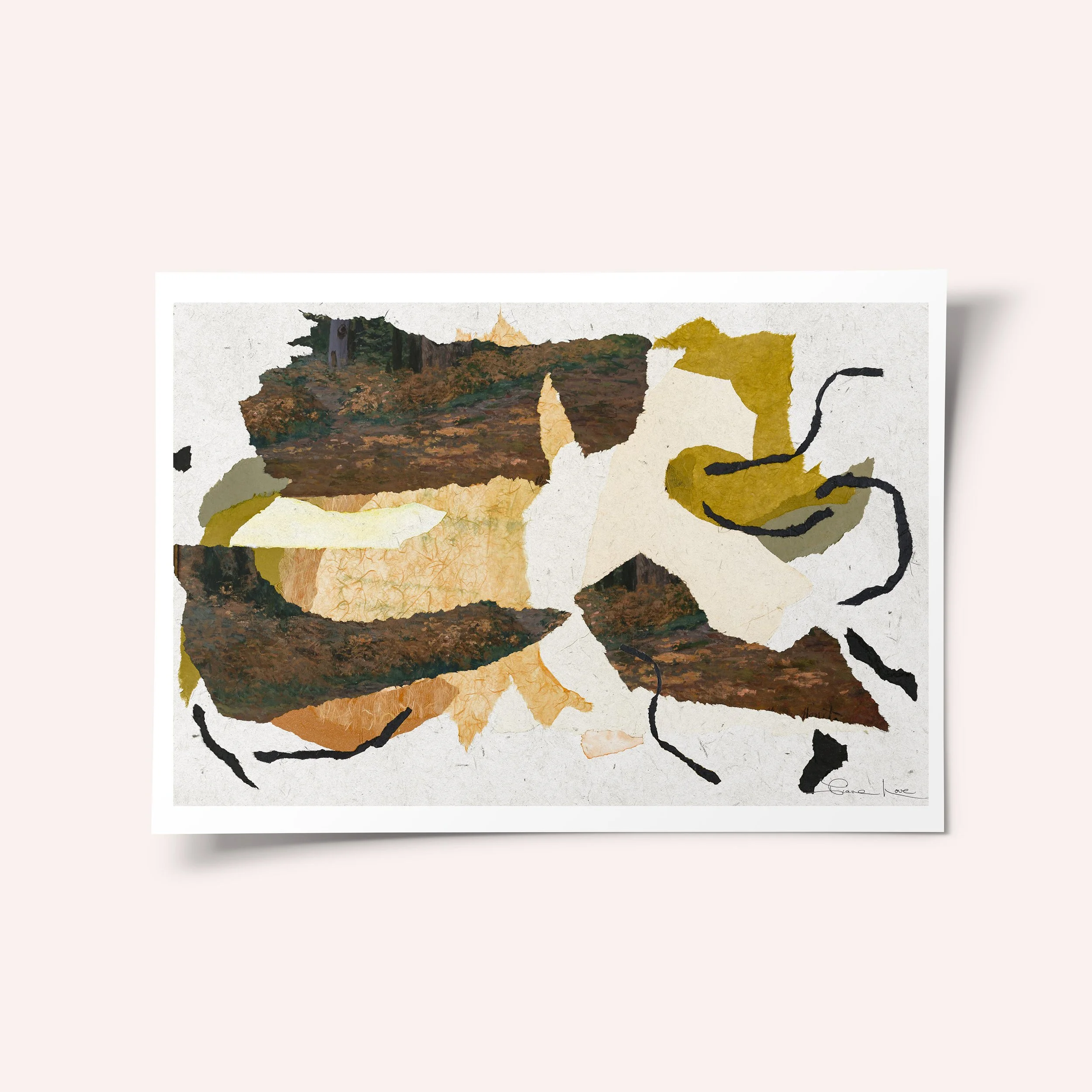 Dunes De Sable Et Sauge Print Only