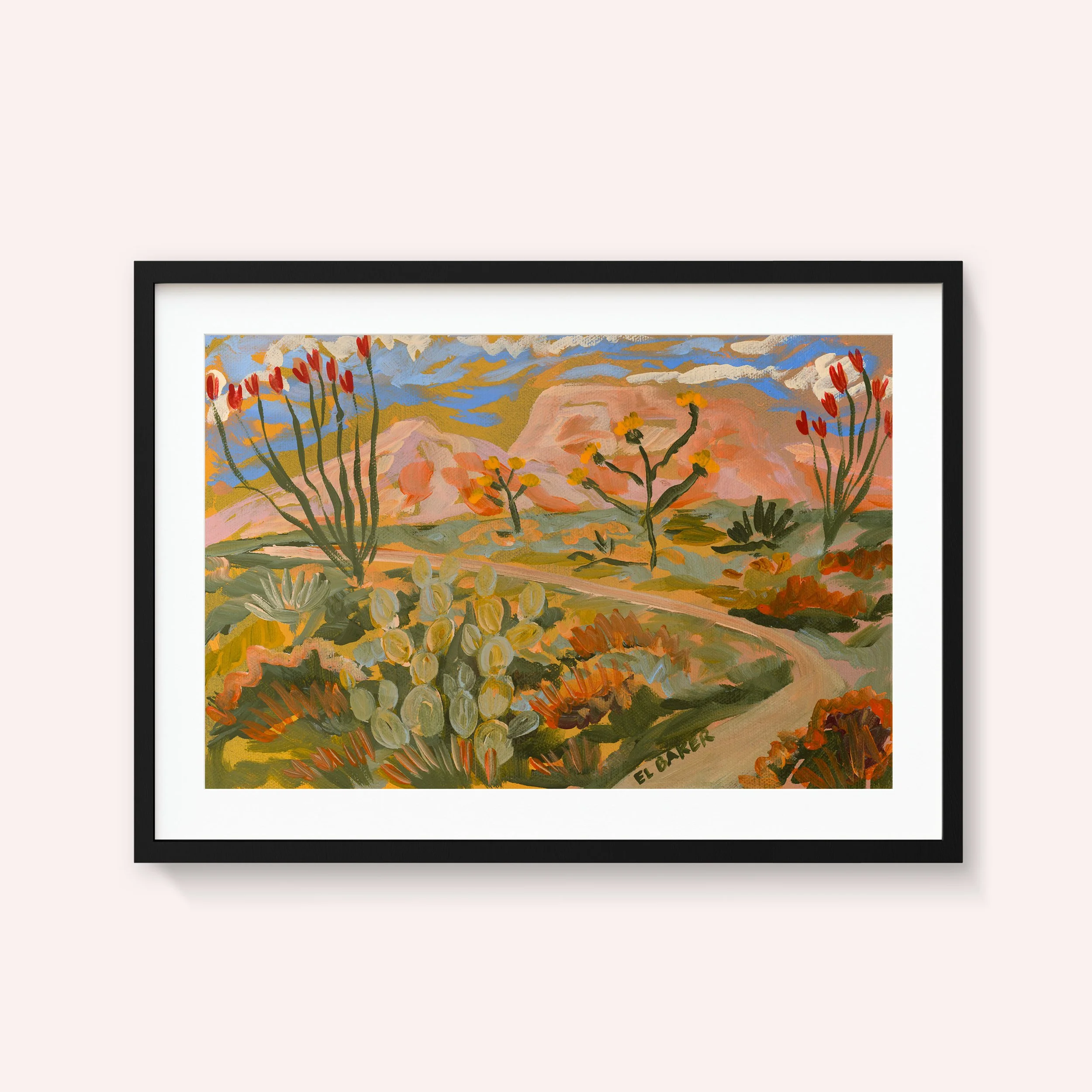 Marbella Hills Black Framed