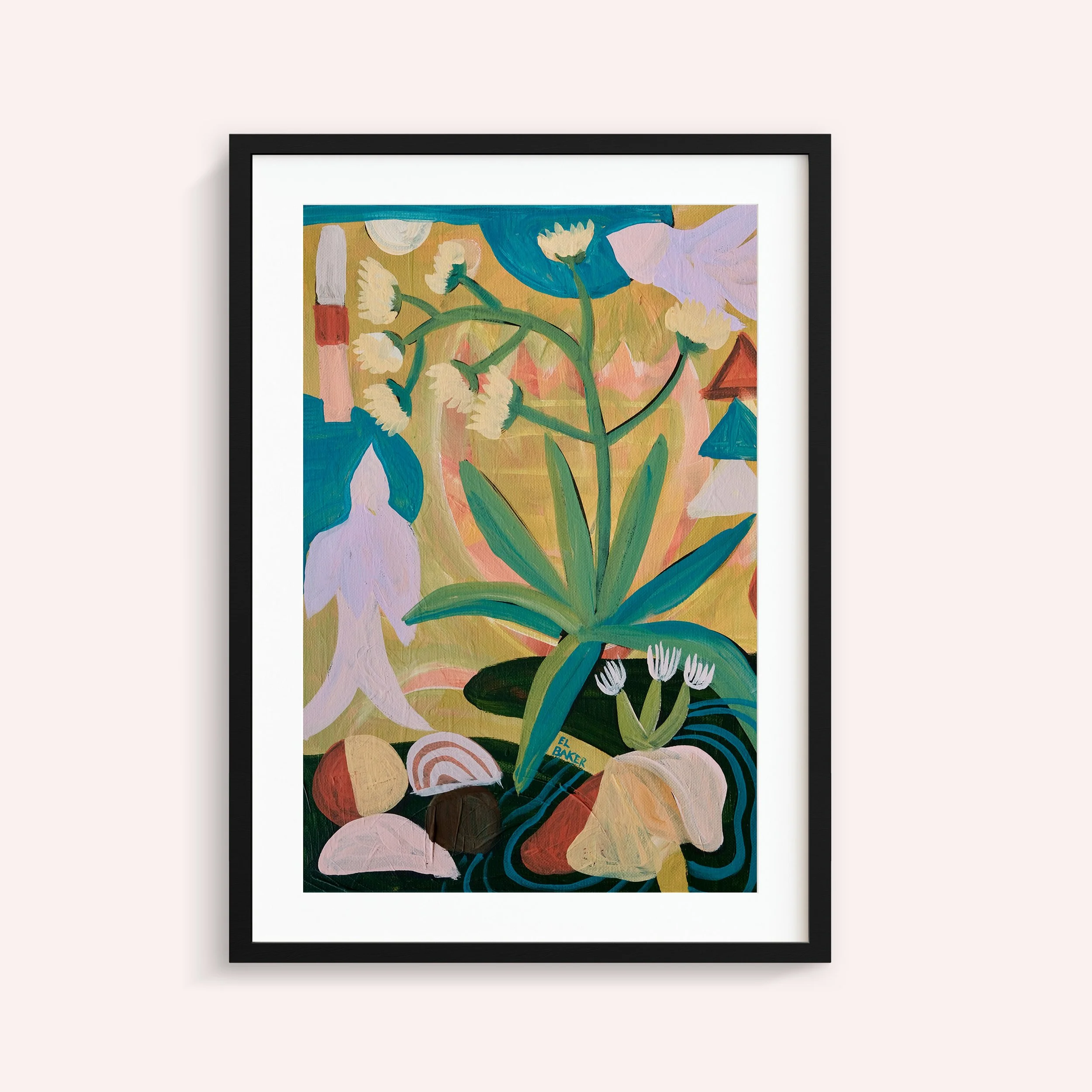 Spanish Composition Black Framed