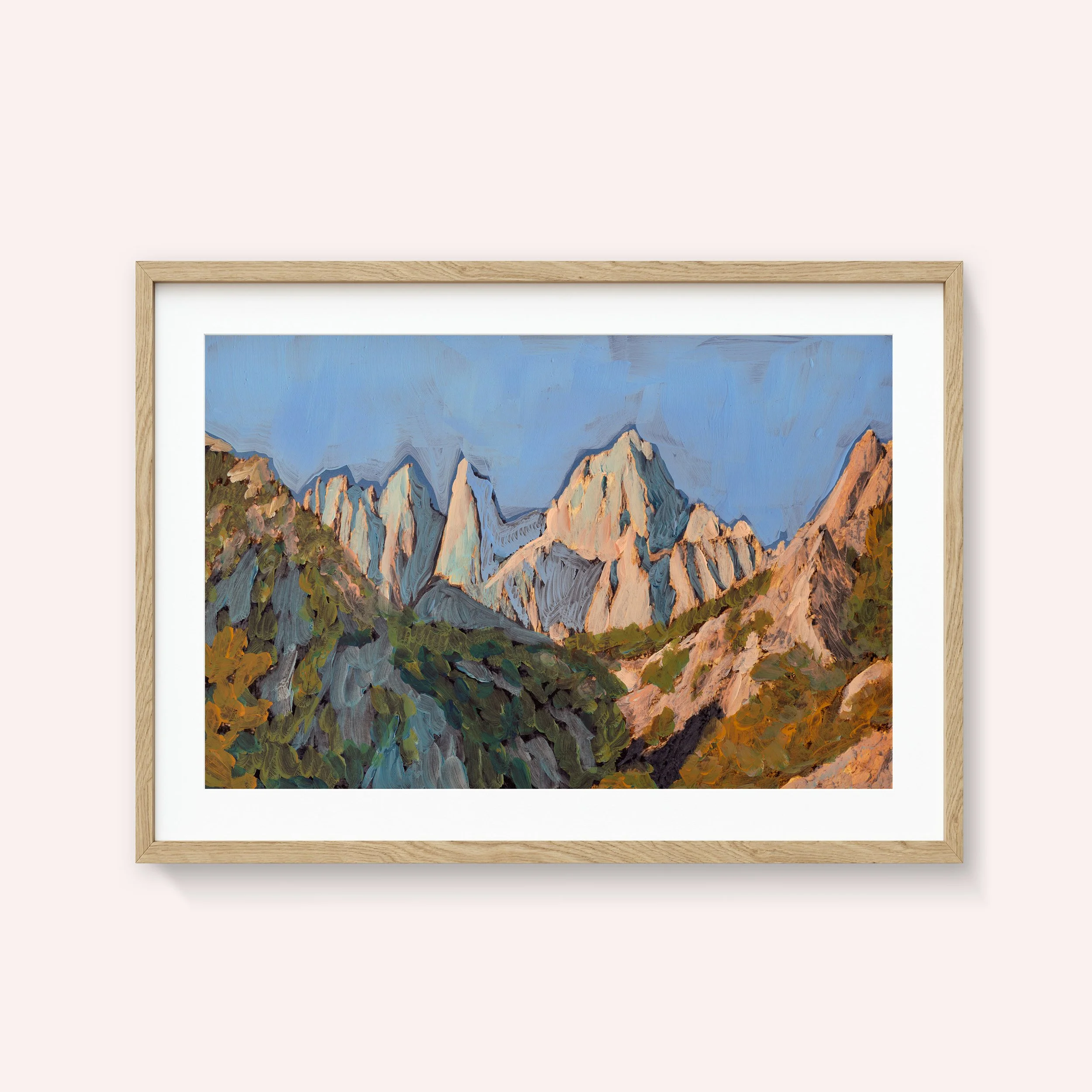 Montanas de Andalucia Natural Framed