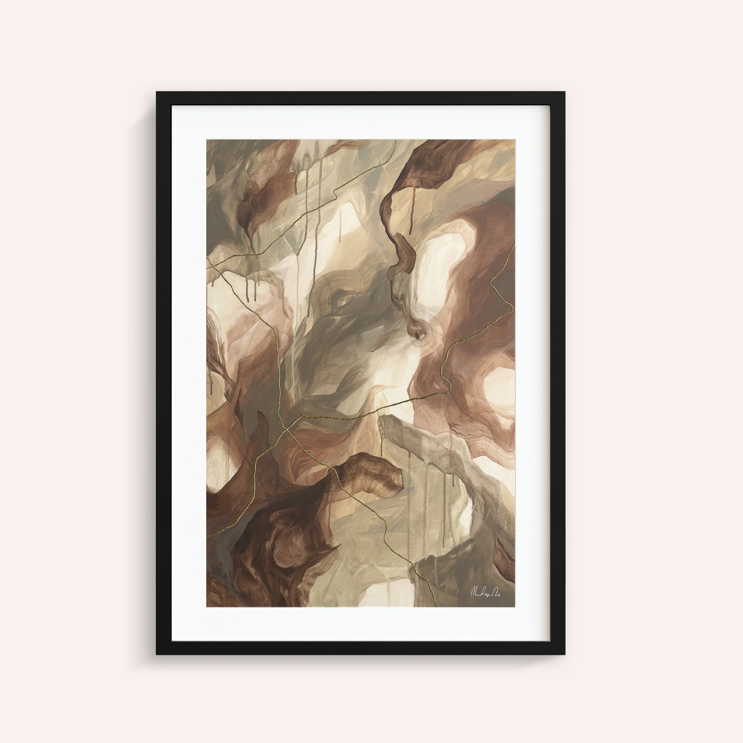 Rivulet of Light Black Framed