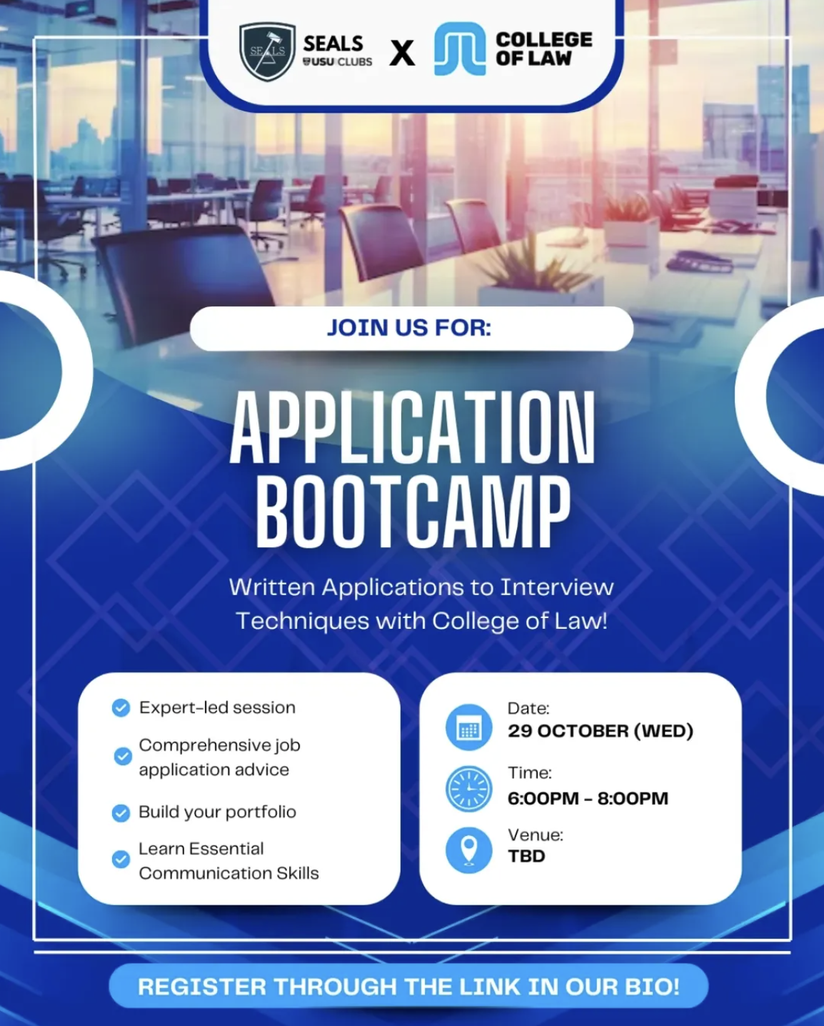 SEALS x College of Law: Application Bootcamp