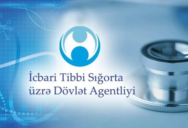 Logo of the Internal Medicine Insurance Agency with a stethoscope on a blue background.