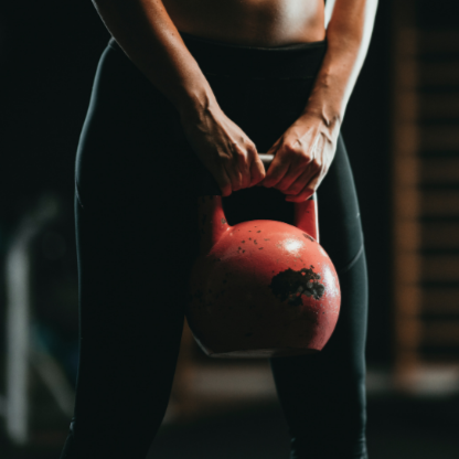 Strength training exercise used to support pelvic and whole-body function