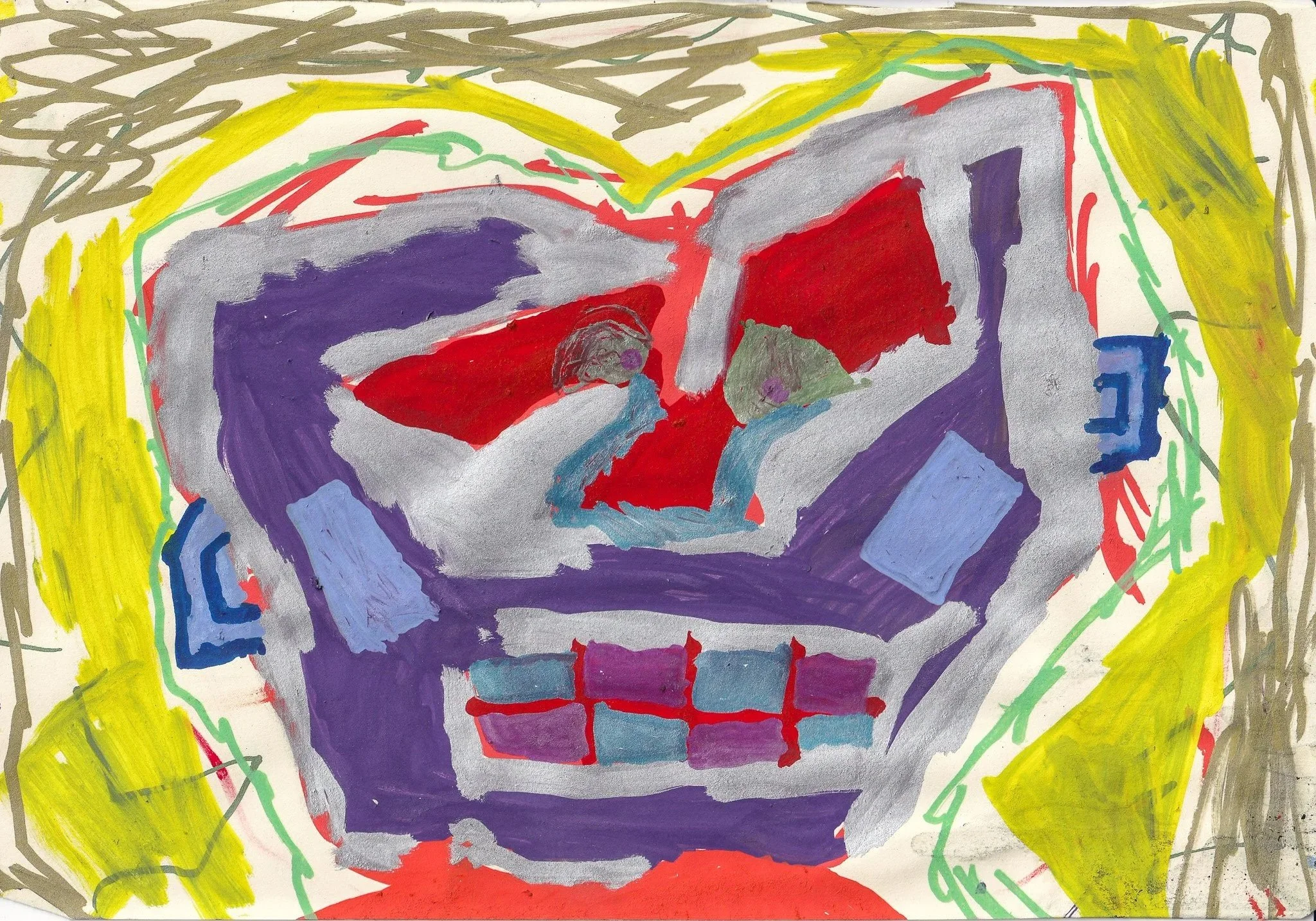 ''Chaoshoofd'' A4 verfstift