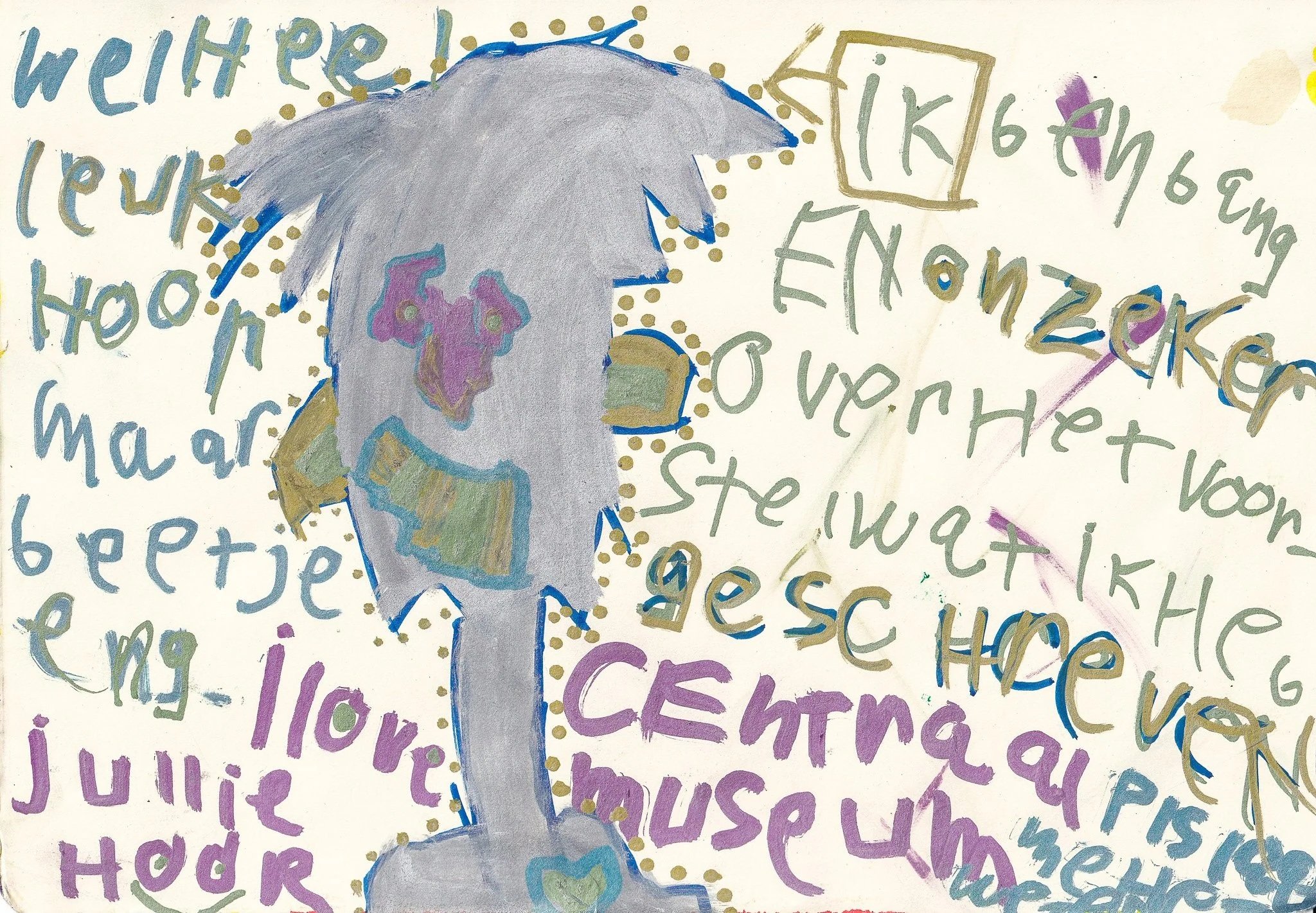 ''Centraal Museum'' A4 verfstift