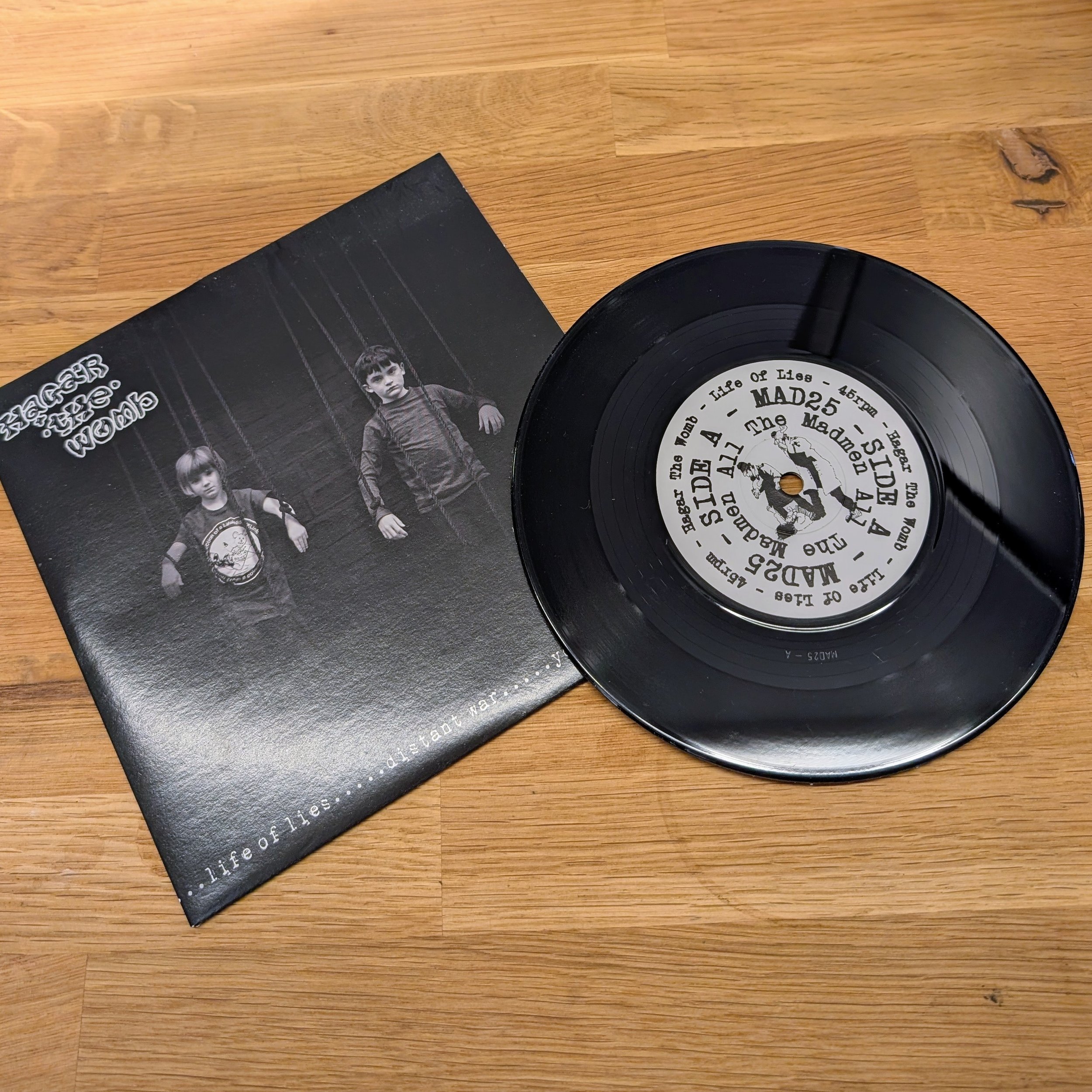 Hagar The Womb – Life of Lies… 7” Vinyl (Black Vinyl) – All The Madmen Records