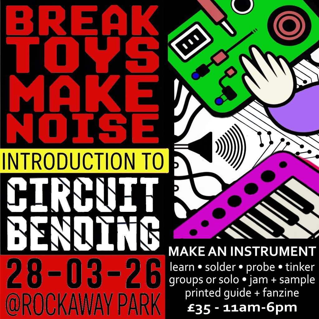 WORKSHOP - Break toys, make noise - an introduction to circuit bending