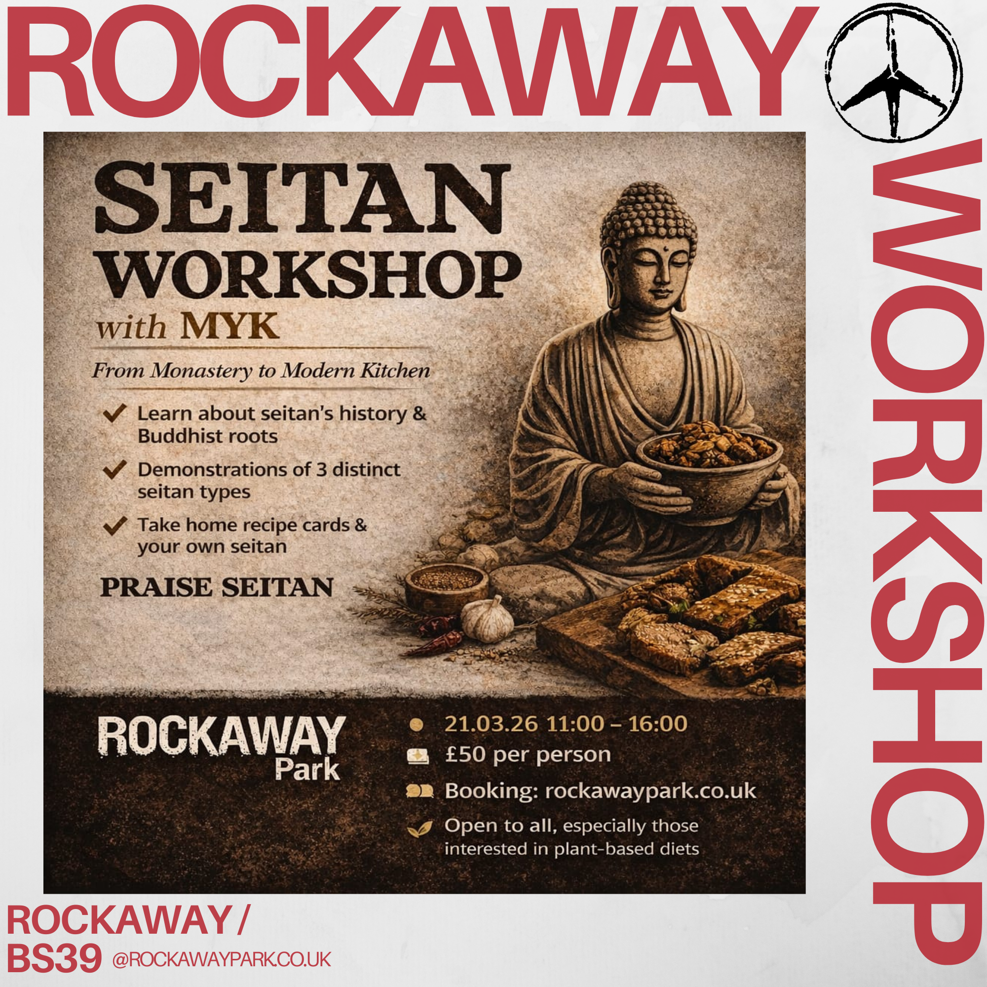 WORKSHOP - SEITAN MAKING WORKSHOP WITH MYK